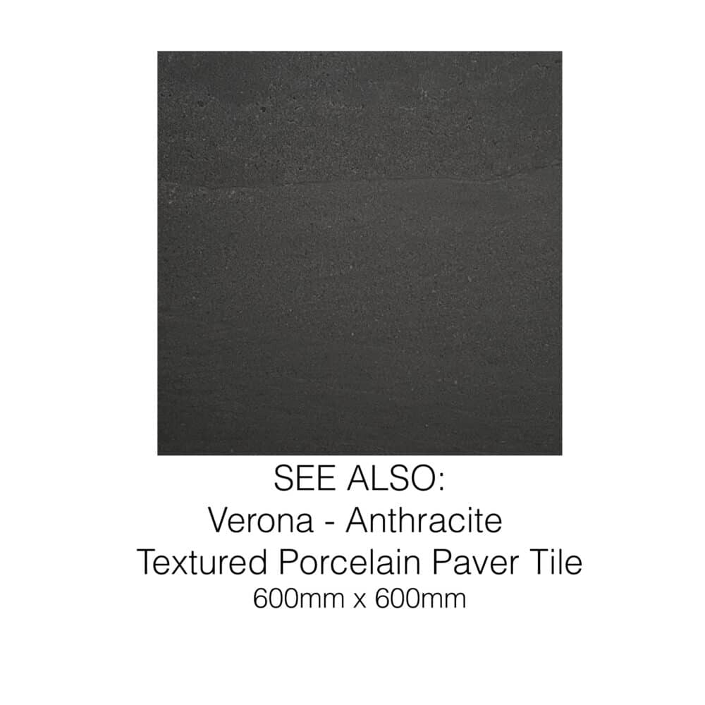 Verona Anthracite Porcelain Riser