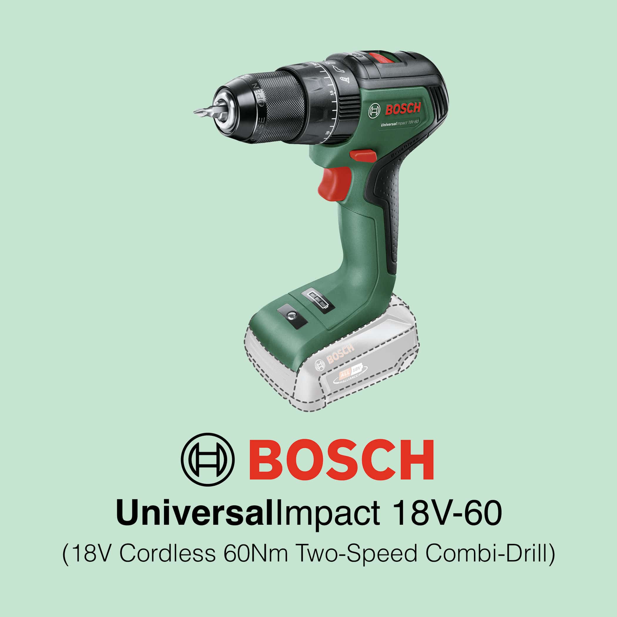Bosch UniversalImpact 18V-60 - Image 2