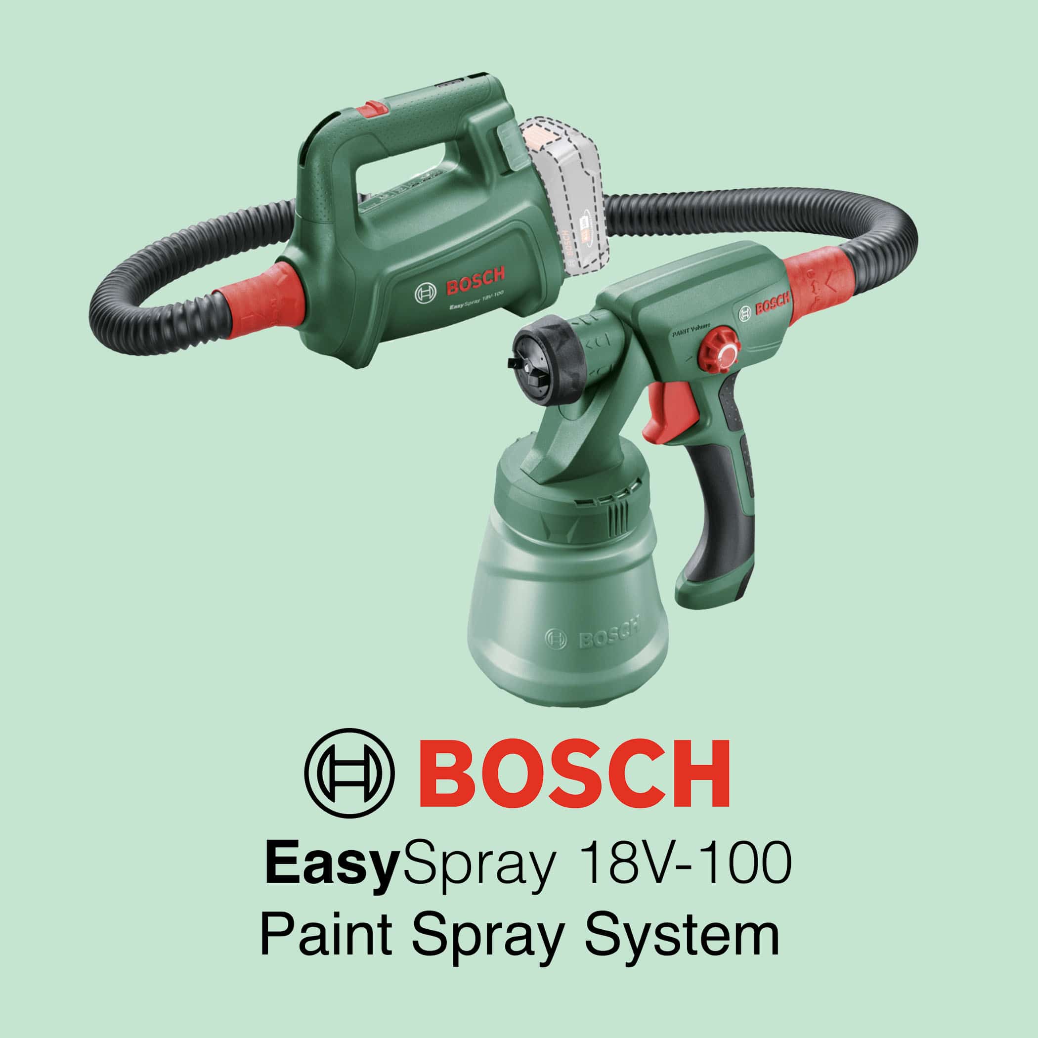 Bosch EasySpray 18V-100 - Paint Sprayer - Image 3