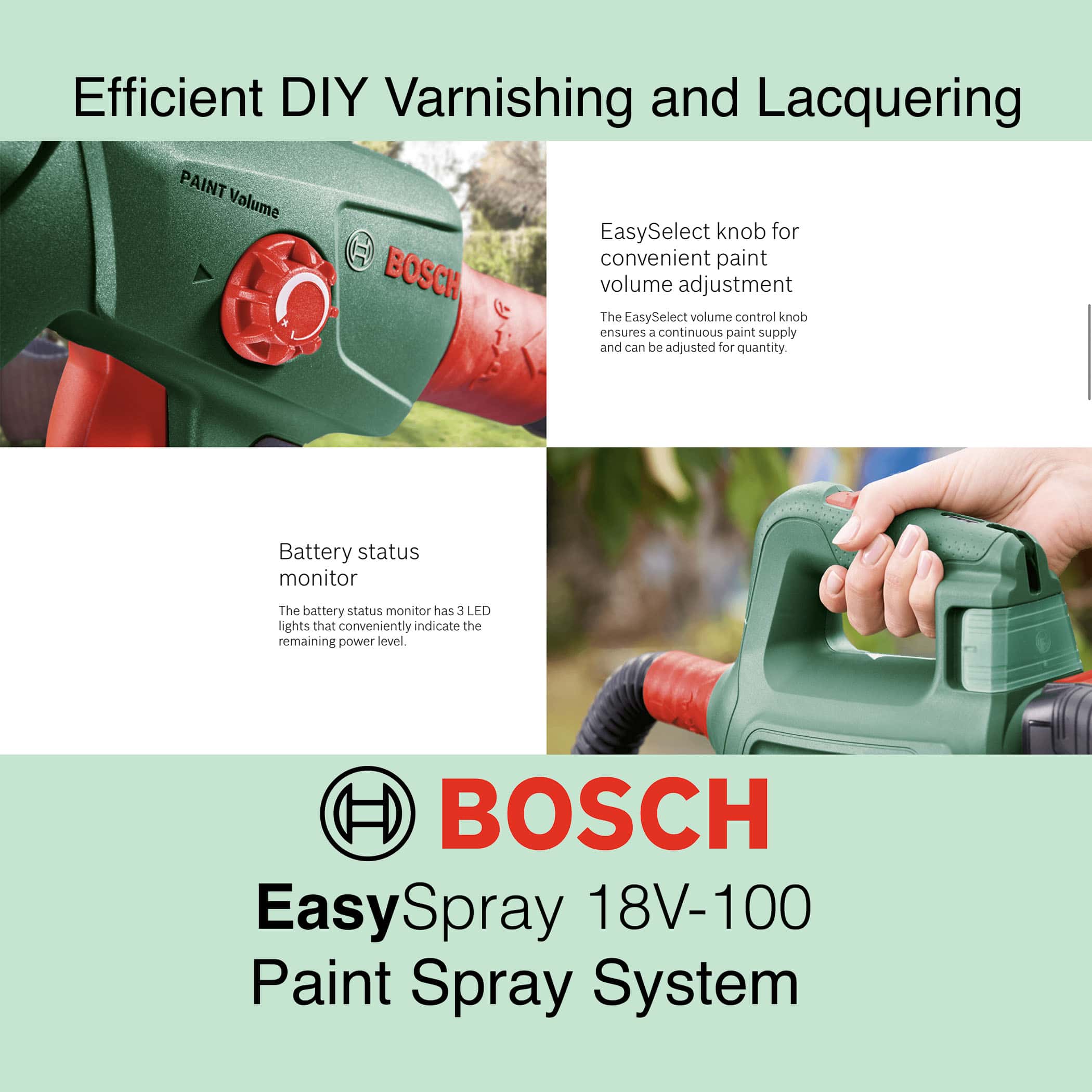 Bosch EasySpray 18V-100 - Paint Sprayer - Image 9