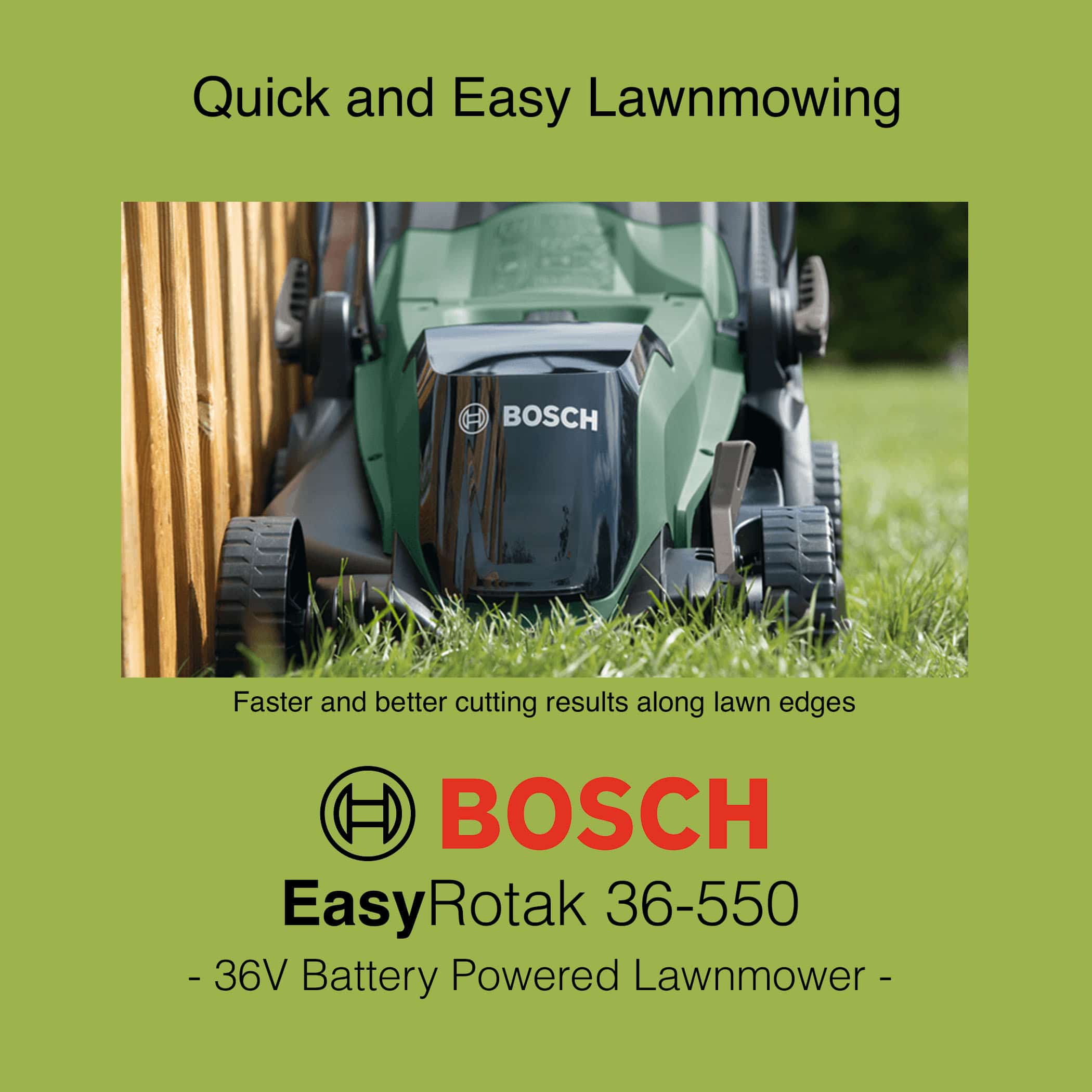 Bosch EasyRotak 36-550 Lawn Mower - Image 5