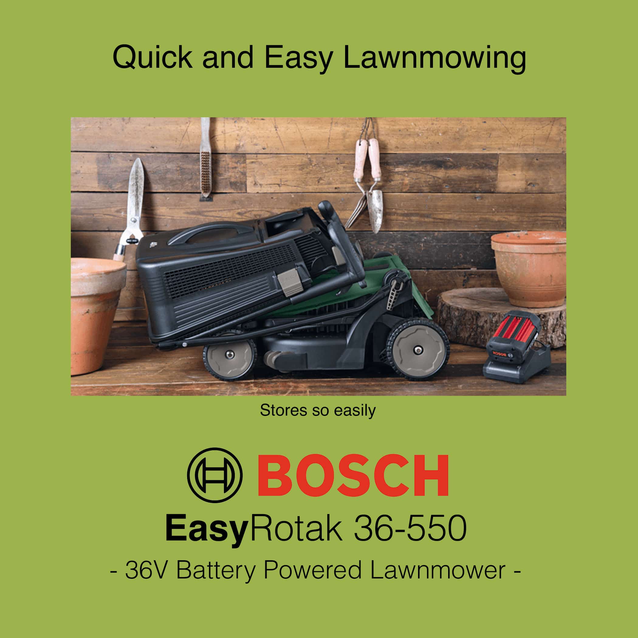 Bosch EasyRotak 36-550 Lawn Mower - Image 9