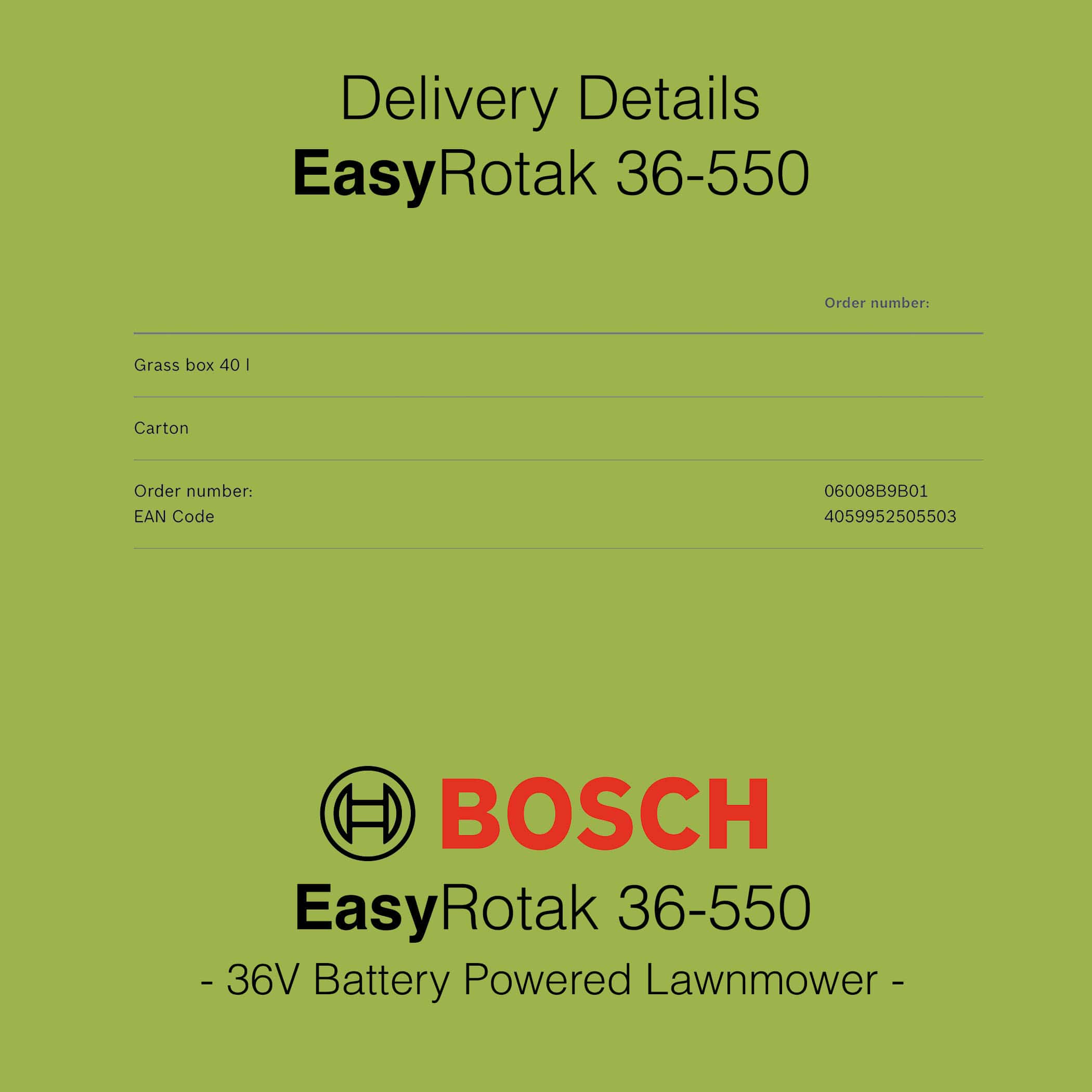 Bosch EasyRotak 36-550 Lawn Mower - Image 13