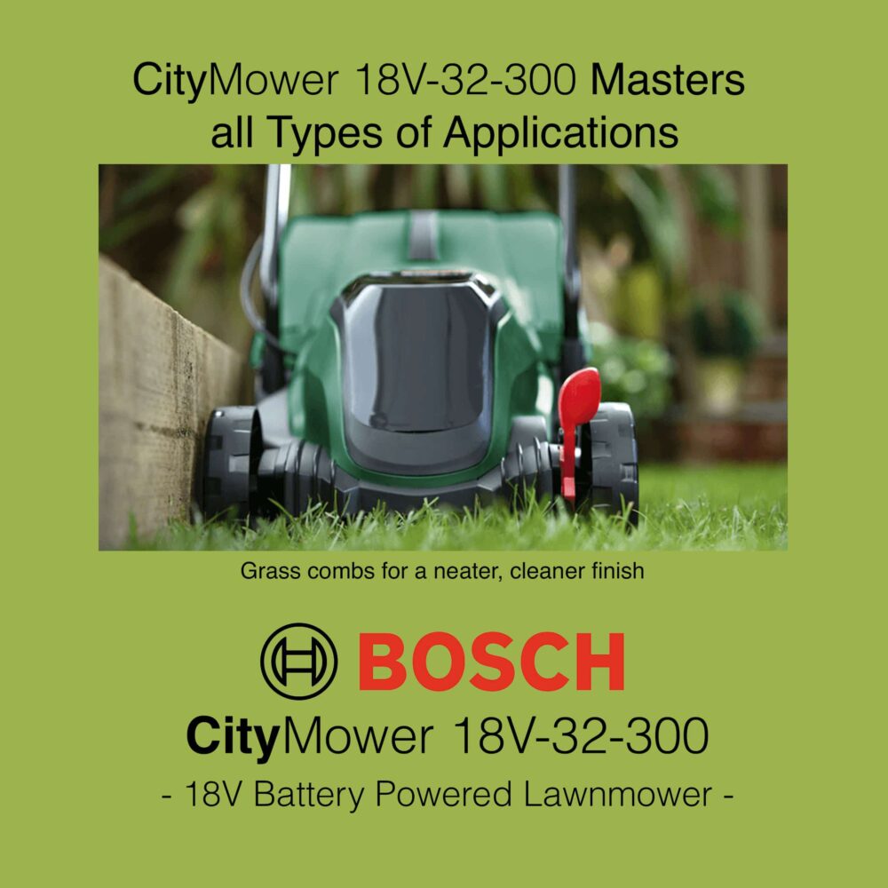 Bosch CityMower 18V-32-300 Lawn Mower