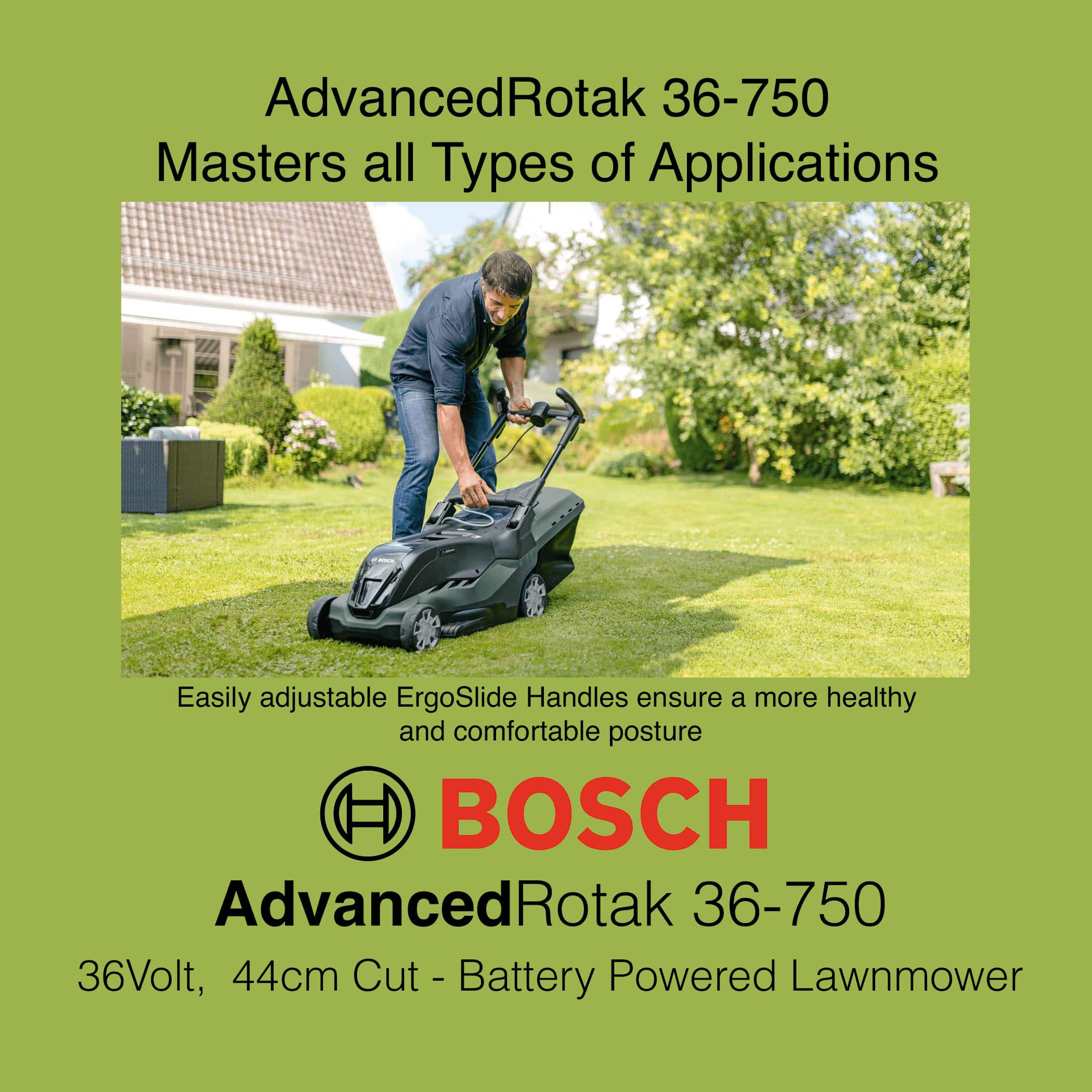 Bosch AdvancedRotak 36-750 Lawn Mower - Image 5