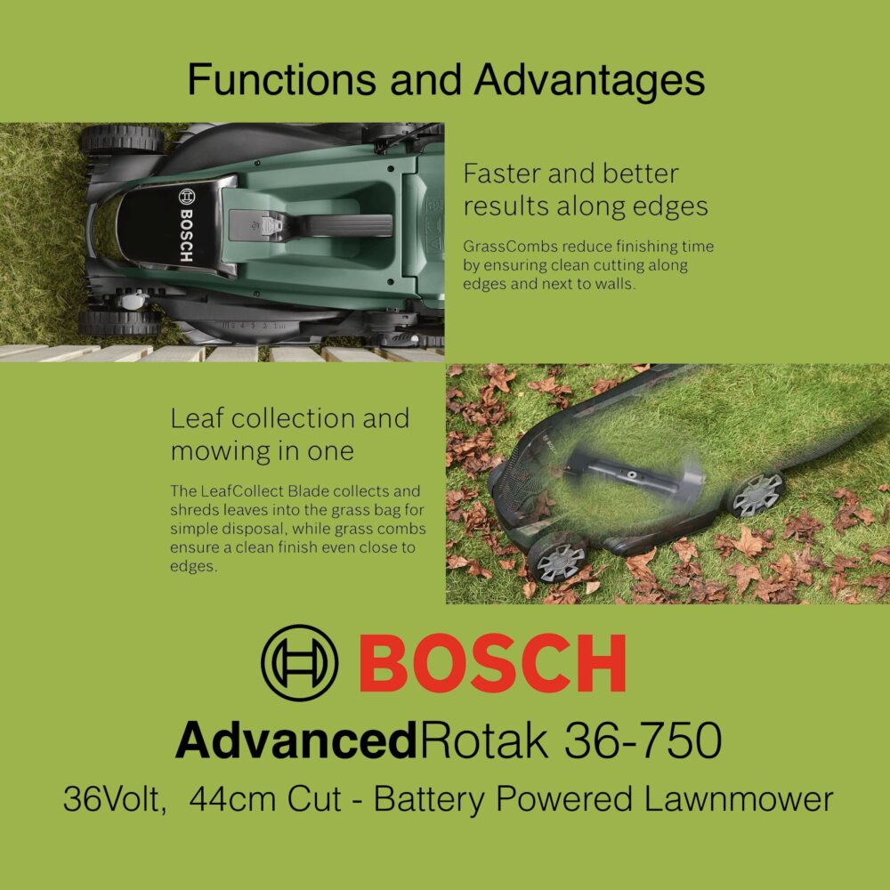 Bosch AdvancedRotak 36-750 Lawn Mower