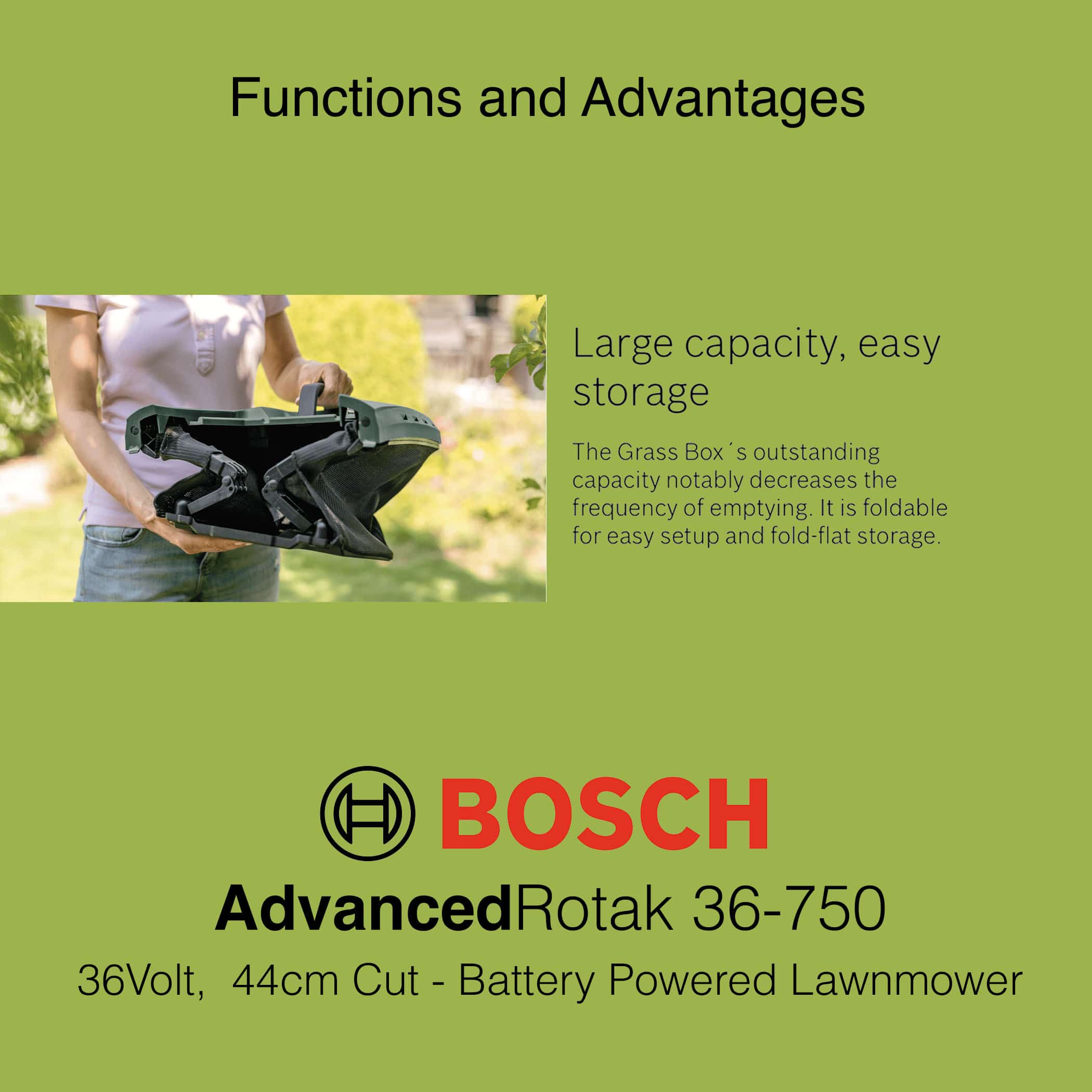 Bosch AdvancedRotak 36-750 Lawn Mower - Image 9