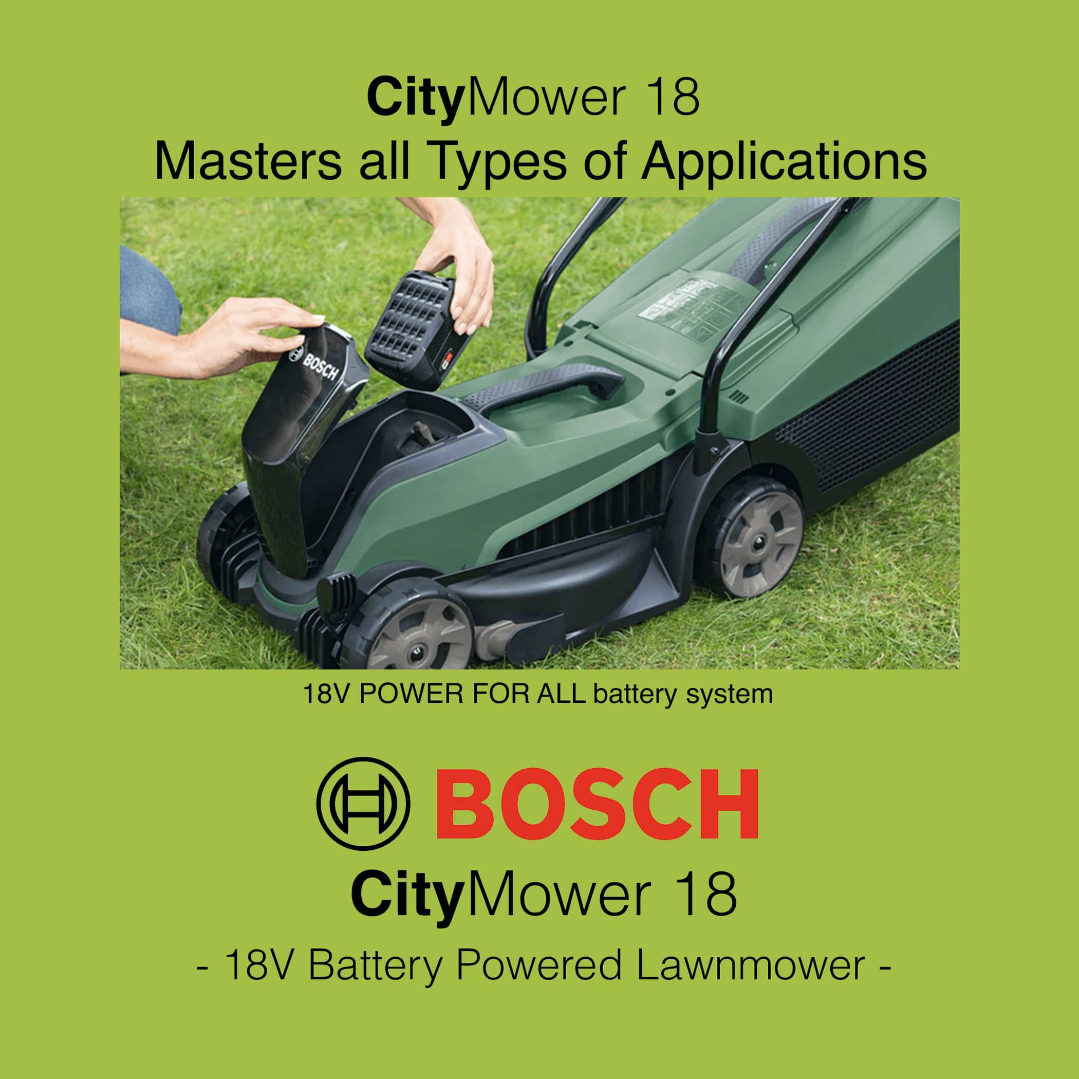 Bosch CityMower 18 - Lawn Mower - Image 3