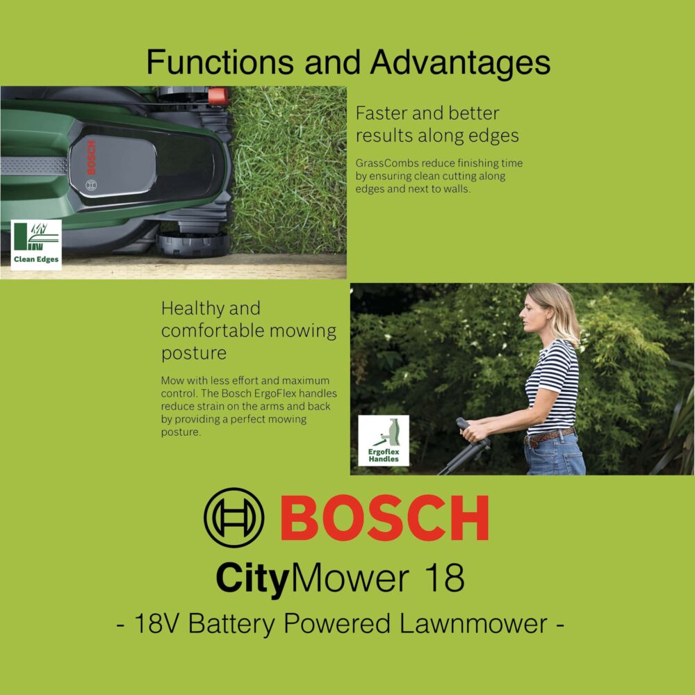Bosch CityMower 18 - Lawn Mower