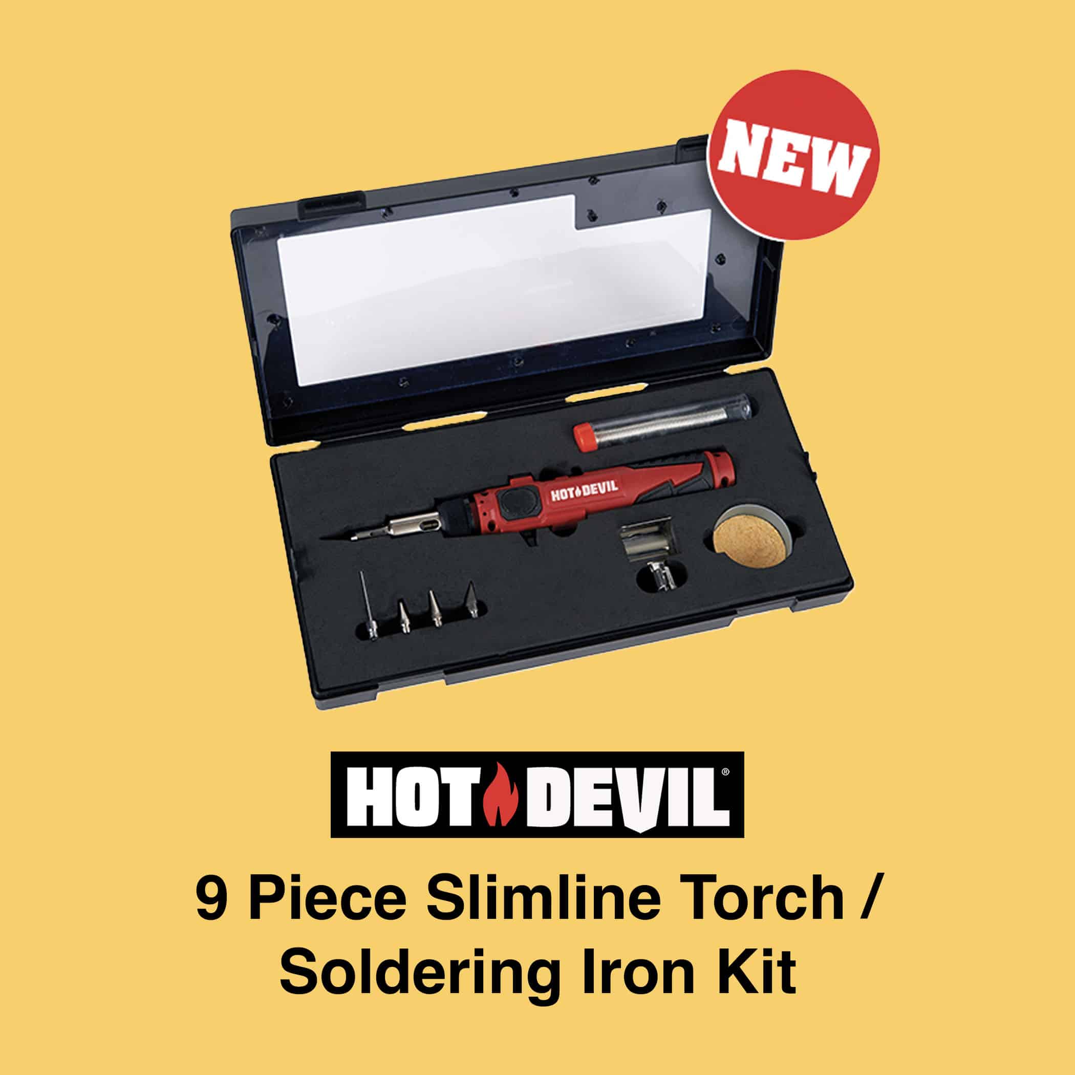 Hot Devil 9 Piece Torch and Soldering Iron Kit - Image 2