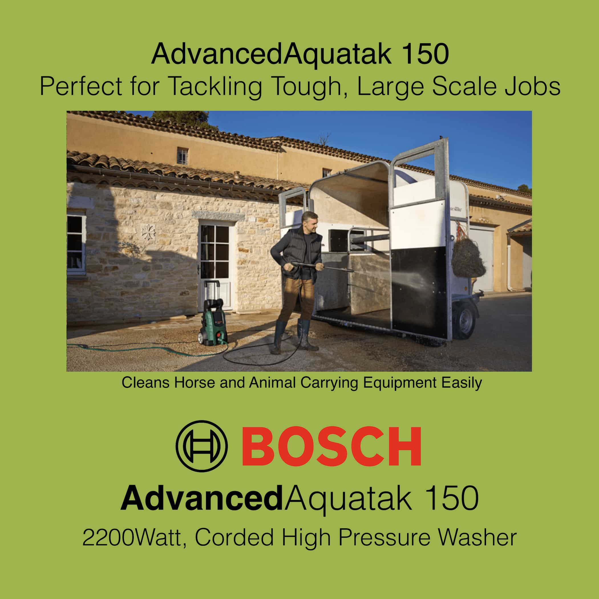Bosch AdvancedAquatak 150 High Pressure Washer - Gallery Image