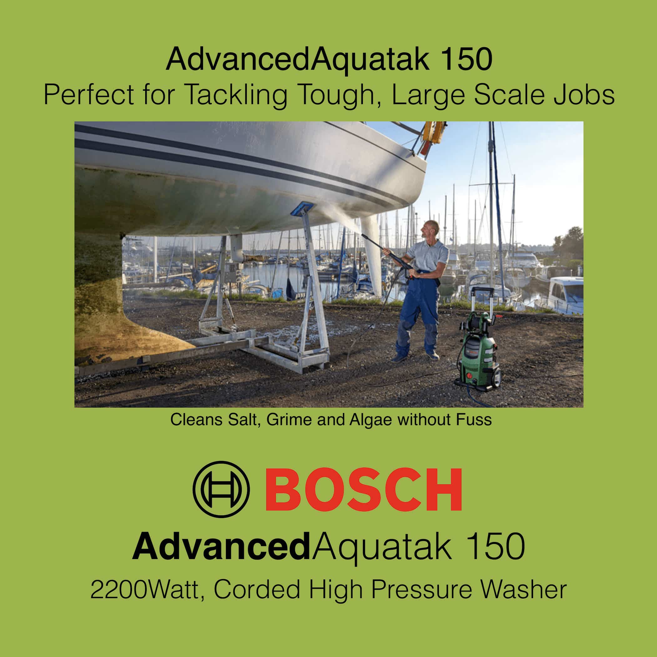 Bosch AdvancedAquatak 150 High Pressure Washer - Gallery Image