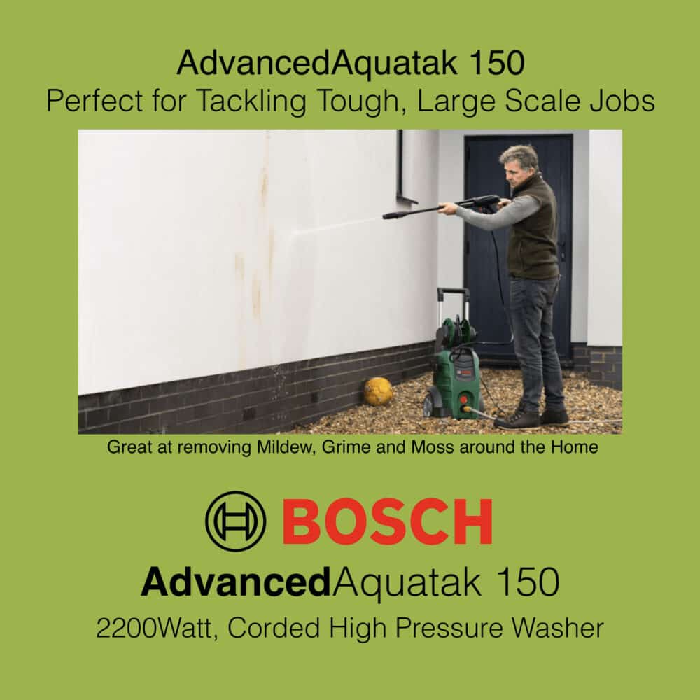 Bosch AdvancedAquatak 150 High Pressure Washer - Gallery Image