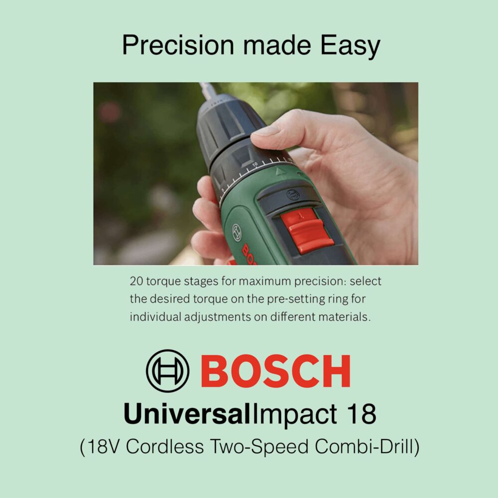Bosch UniversalImpact 18V - Cordless Combi Drill