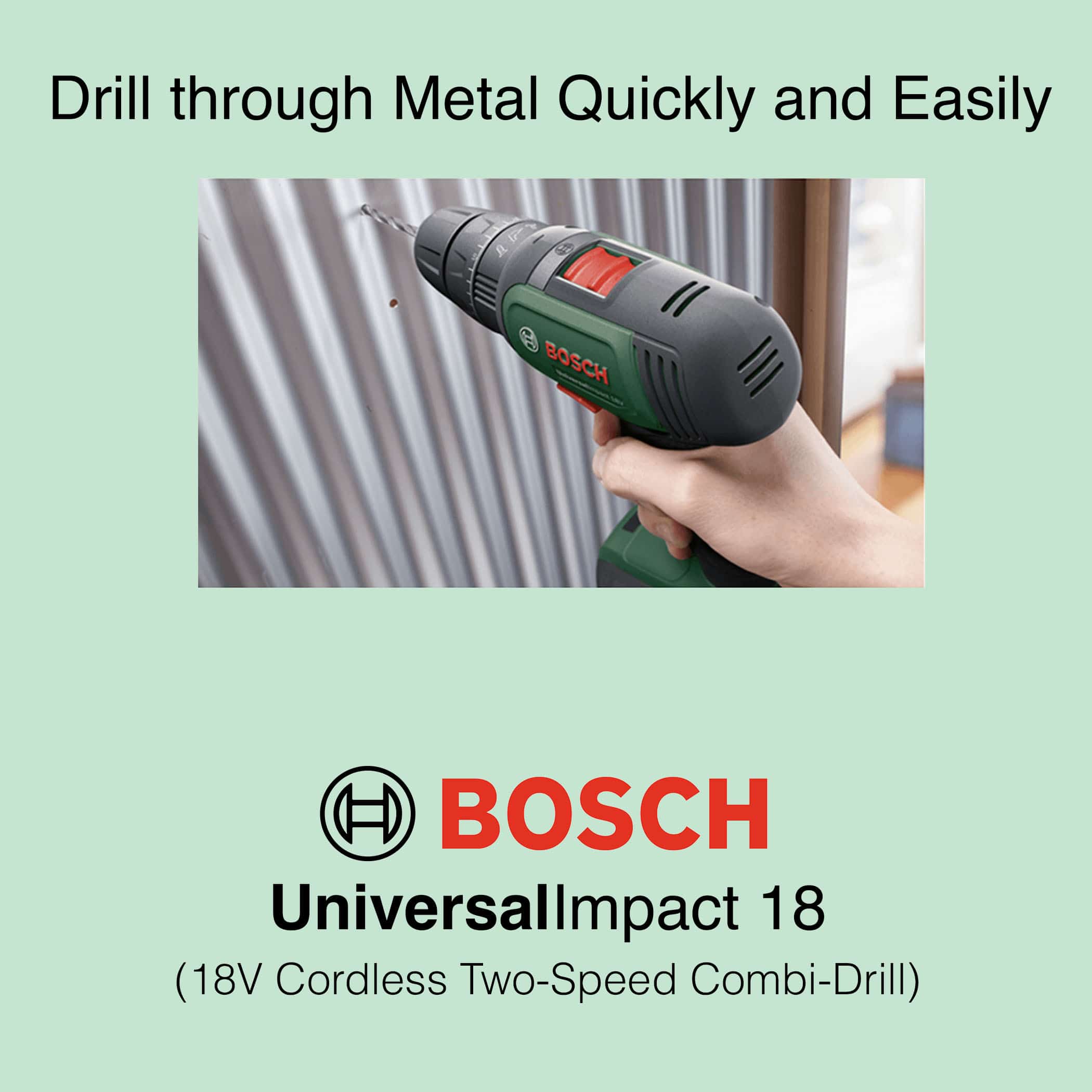 Bosch UniversalImpact 18V - Cordless Combi Drill - Image 8