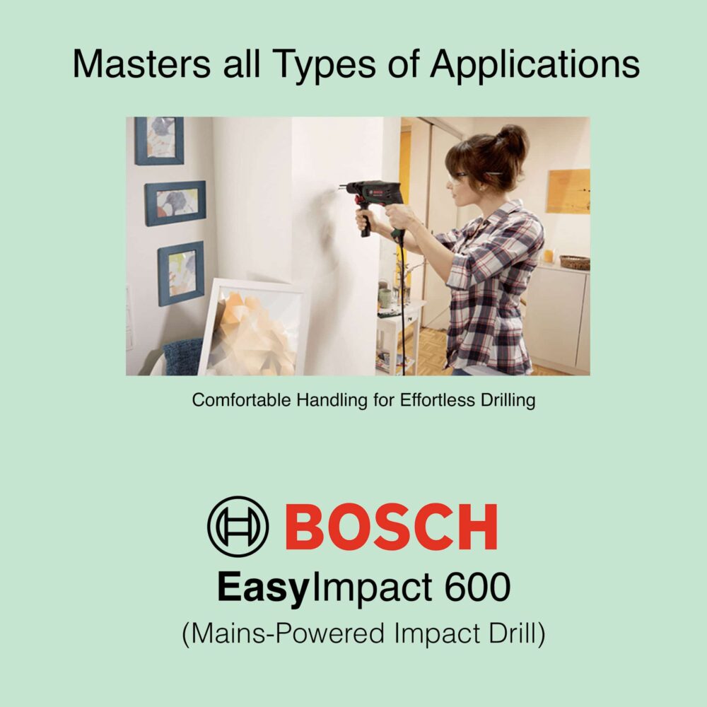 Bosch EasyImpact 600 - Corded Impact Drill