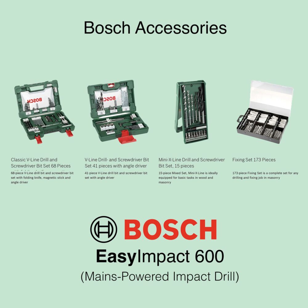 Bosch EasyImpact 600 - Corded Impact Drill