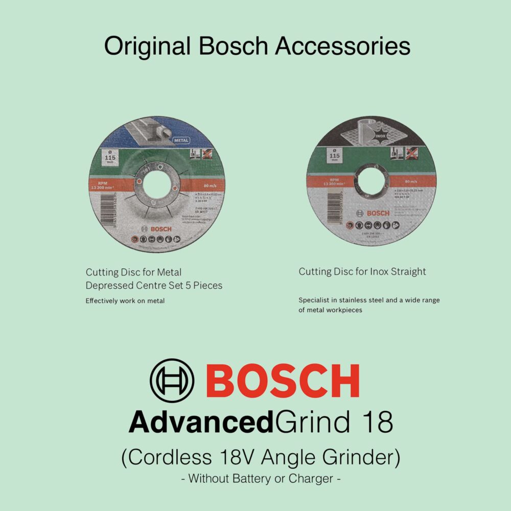 Bosch AdvancedGrind 18 - Cordless Angle Grinder