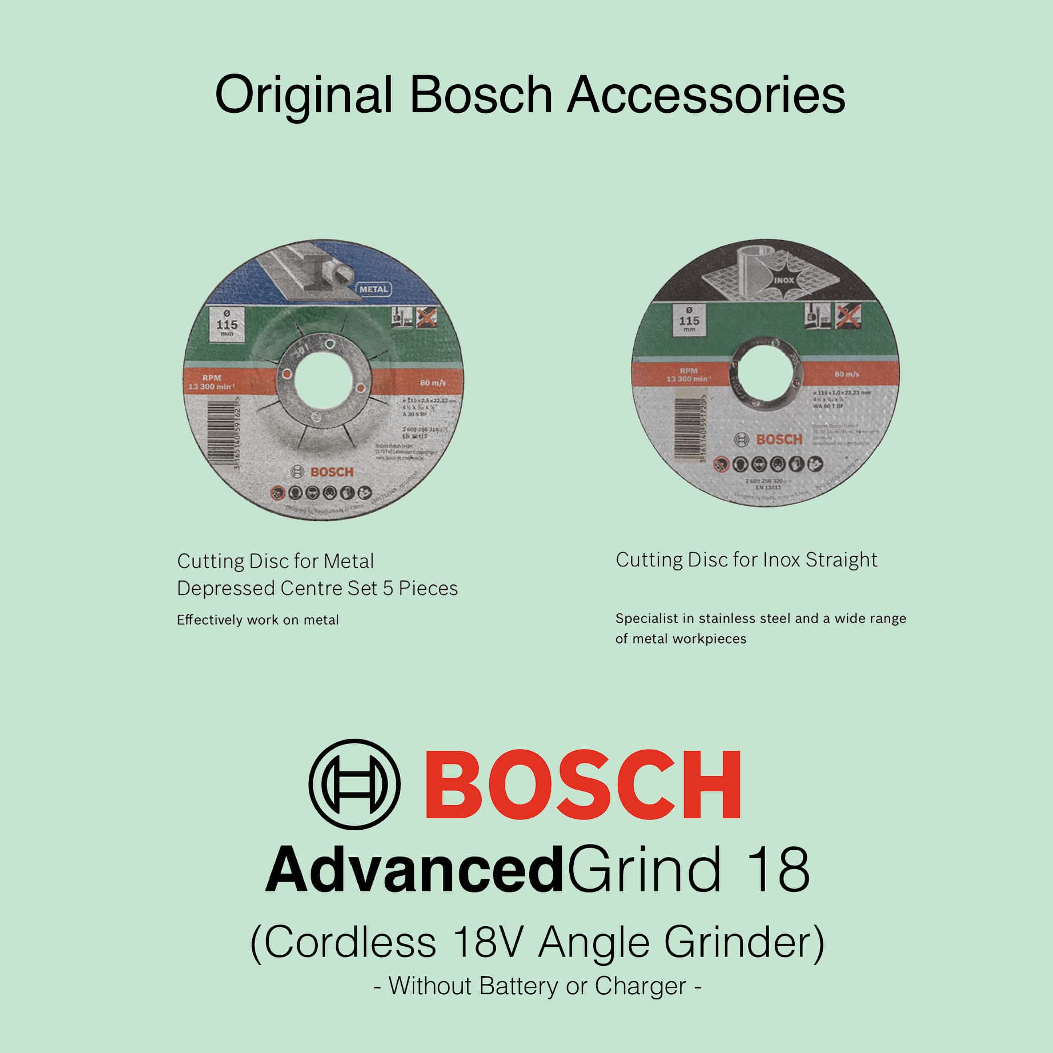 Bosch AdvancedGrind 18 - Cordless Angle Grinder - Image 11