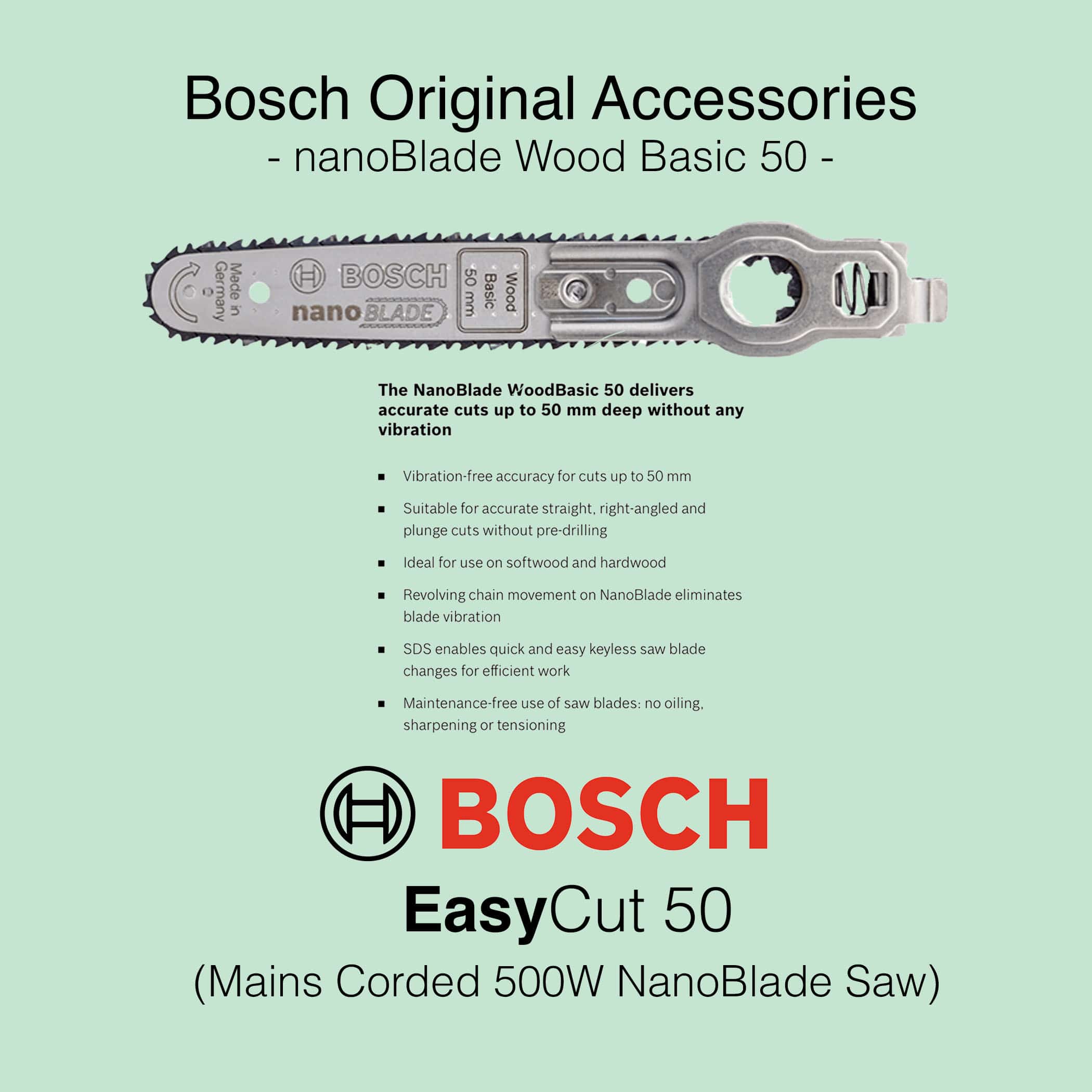 Bosch EasyCut 50 - Corded nanoBlade Saw - Image 9