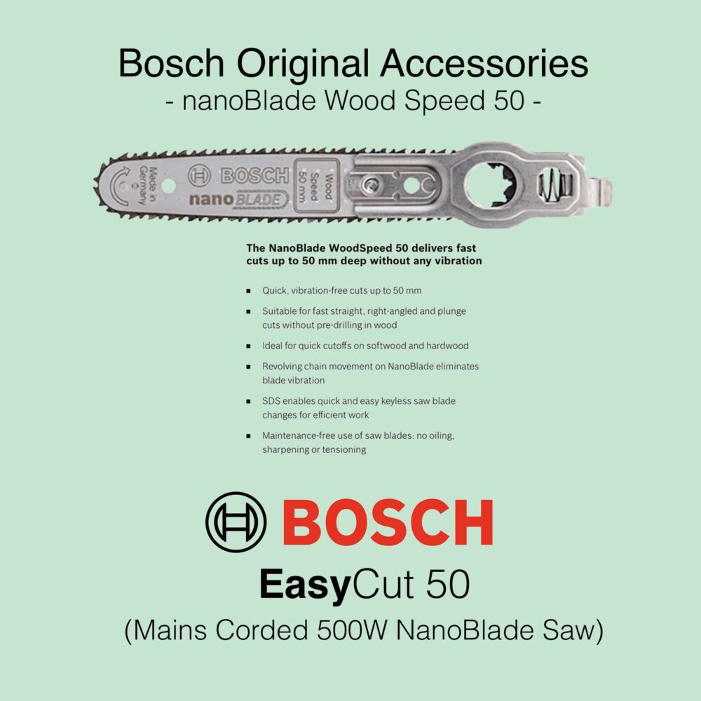Bosch EasyCut 50 - Corded nanoBlade Saw