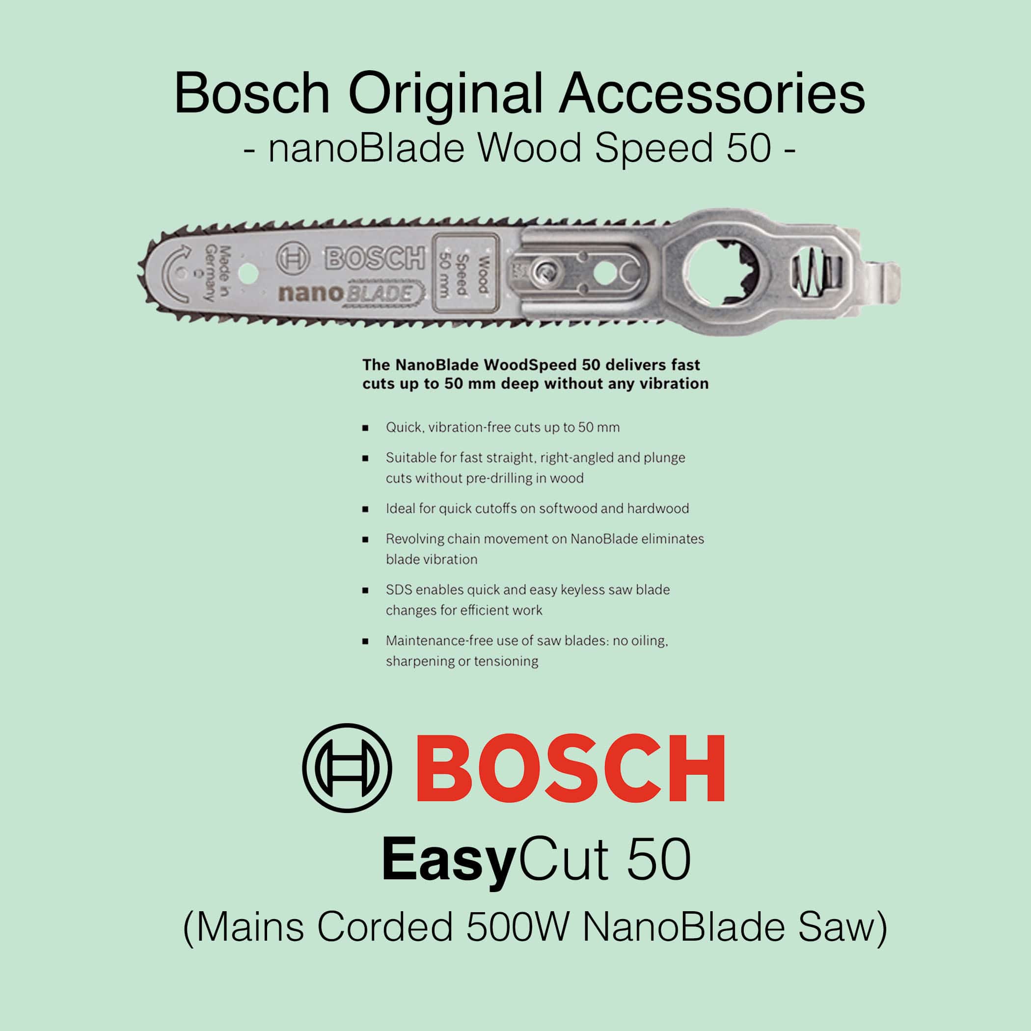 Bosch EasyCut 50 - Corded nanoBlade Saw - Image 10