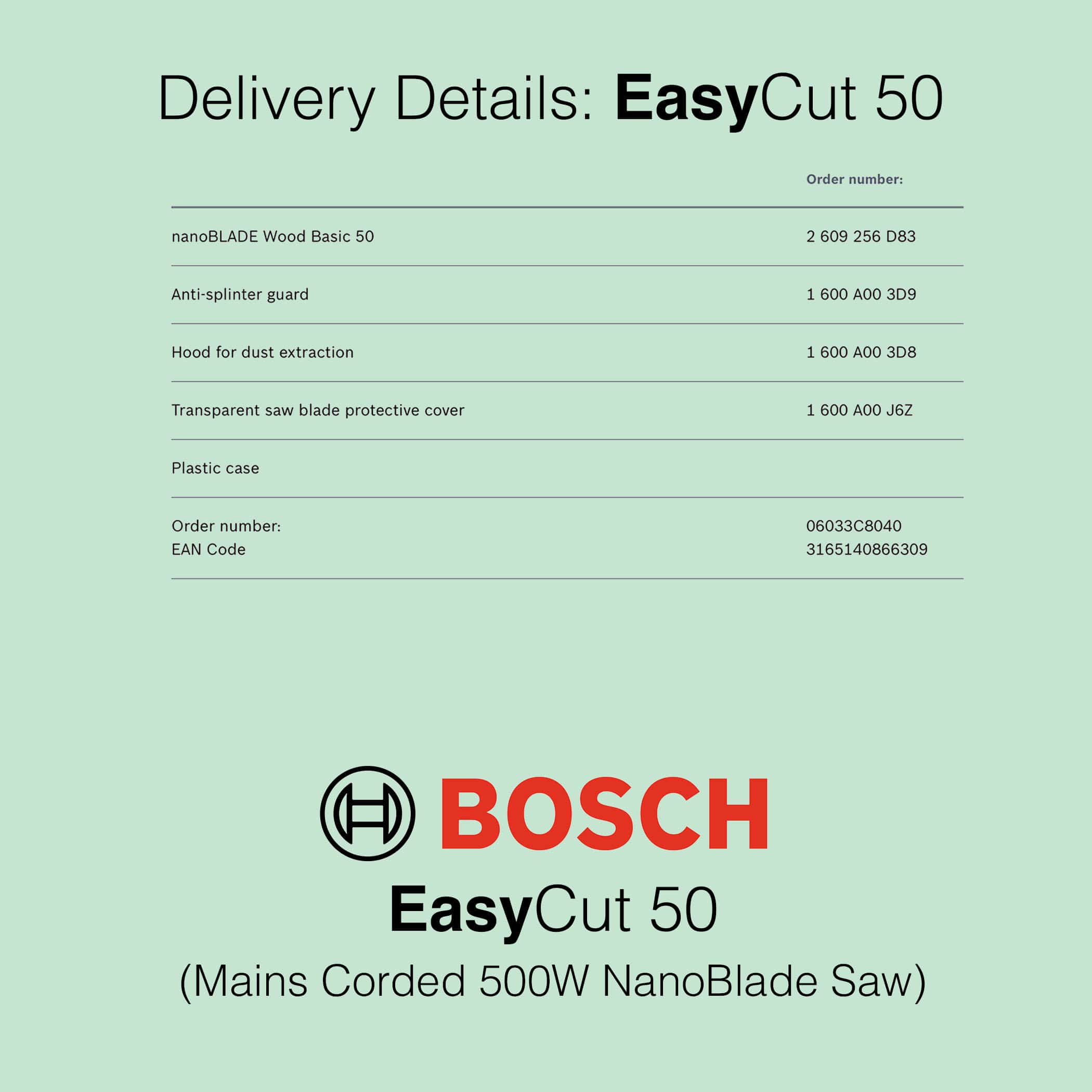 Bosch EasyCut 50 - Corded nanoBlade Saw - Image 13