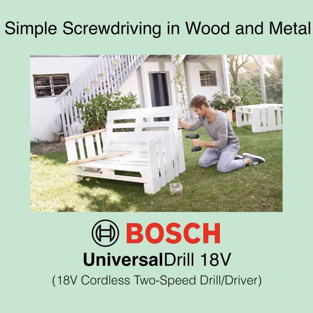 Bosch UniversalDrill 18V - Cordless Two Speed Drill