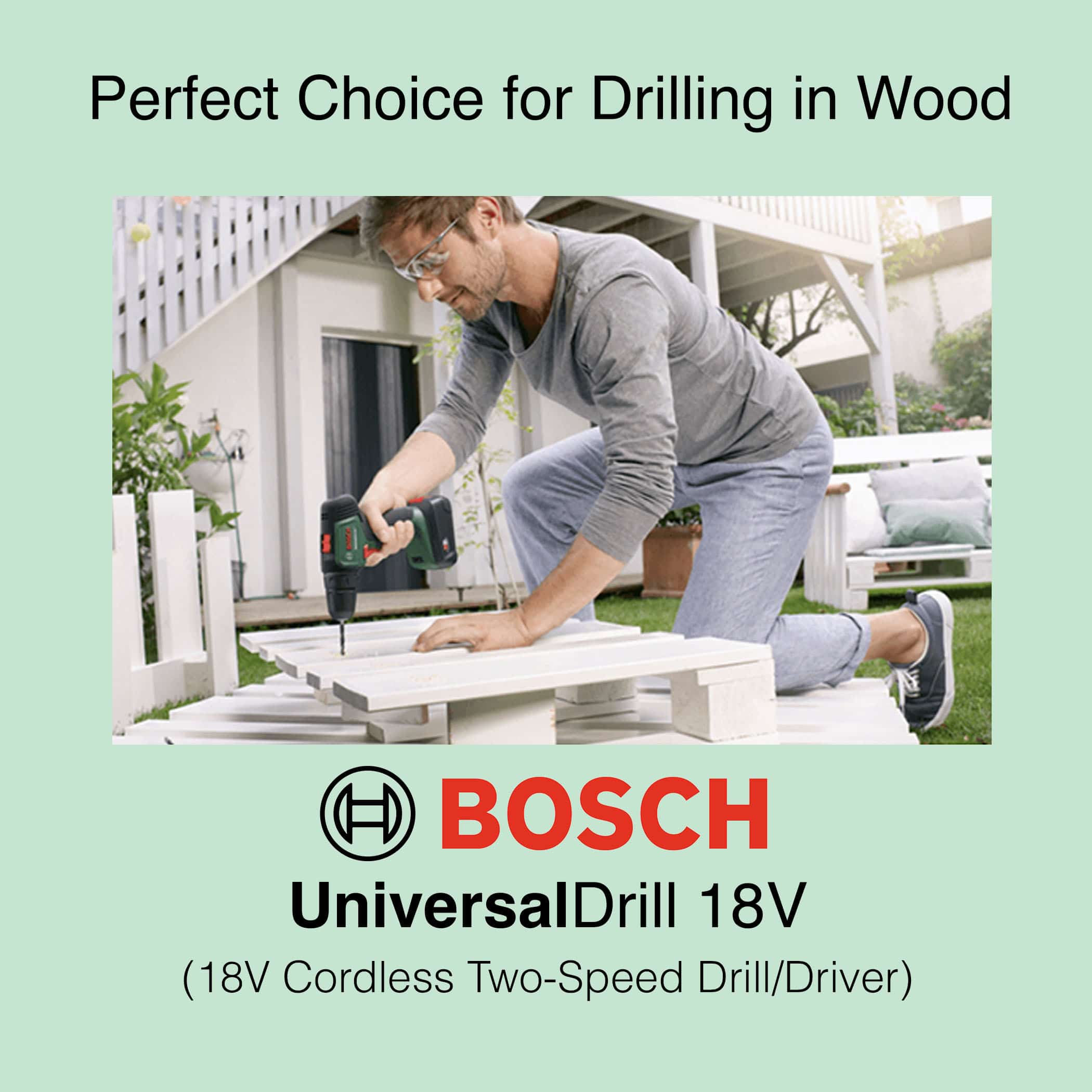 Bosch UniversalDrill 18V - Cordless Two Speed Drill - Image 4