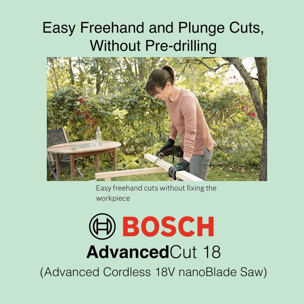 Bosch AdvancedCut 18 - Cordless nanoBlade Saw