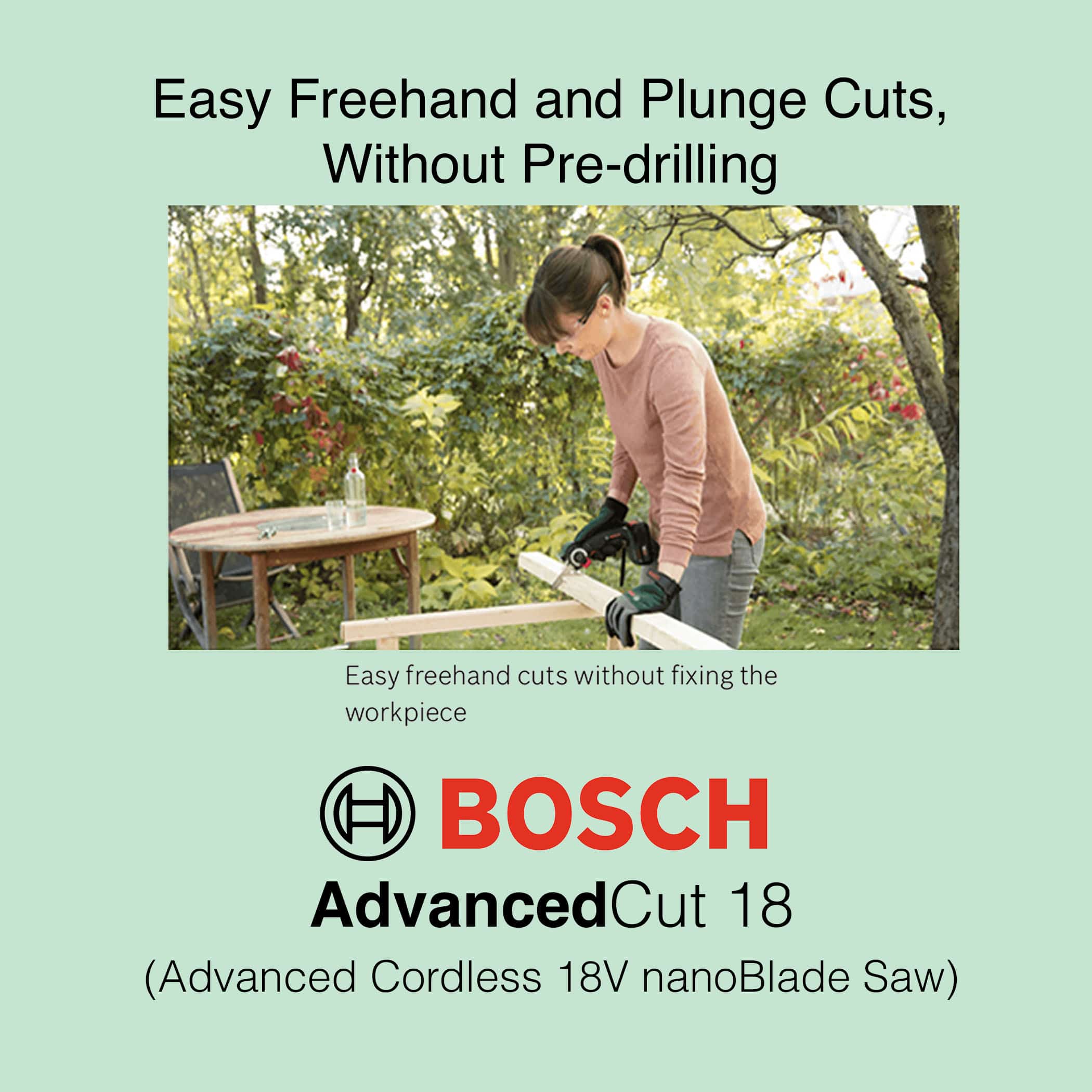 Bosch AdvancedCut 18 - Cordless nanoBlade Saw - Image 4
