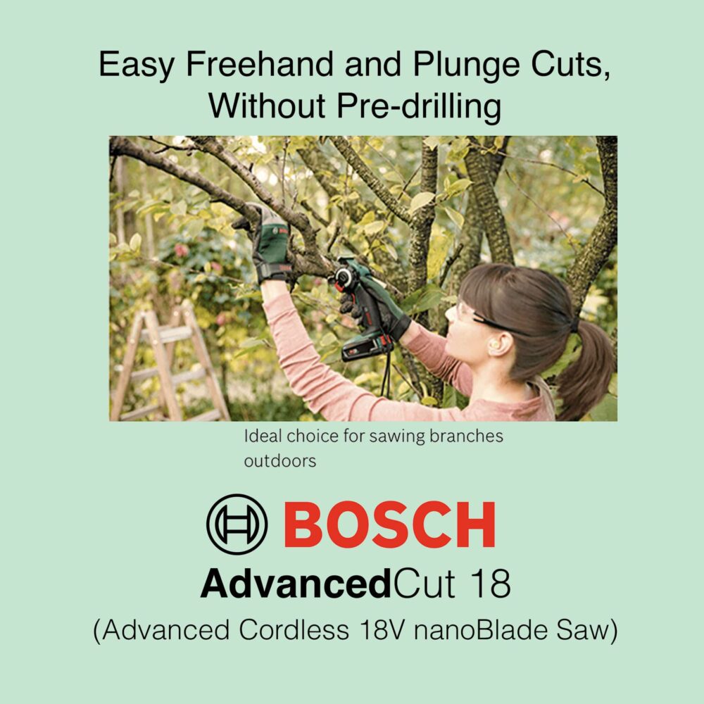 Bosch AdvancedCut 18 - Cordless nanoBlade Saw