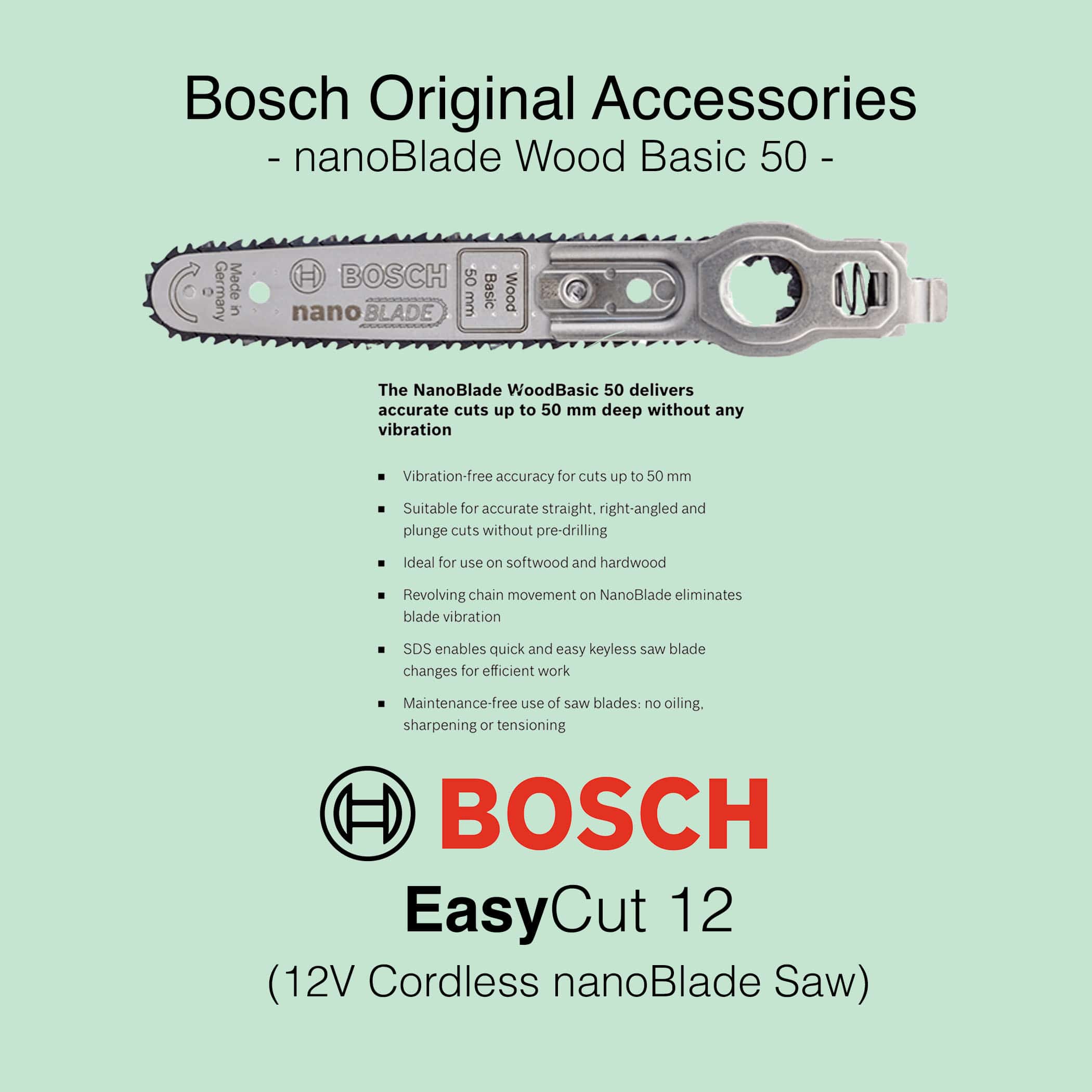 Bosch EasyCut 12 - Cordless NanoBlade Saw - Image 10