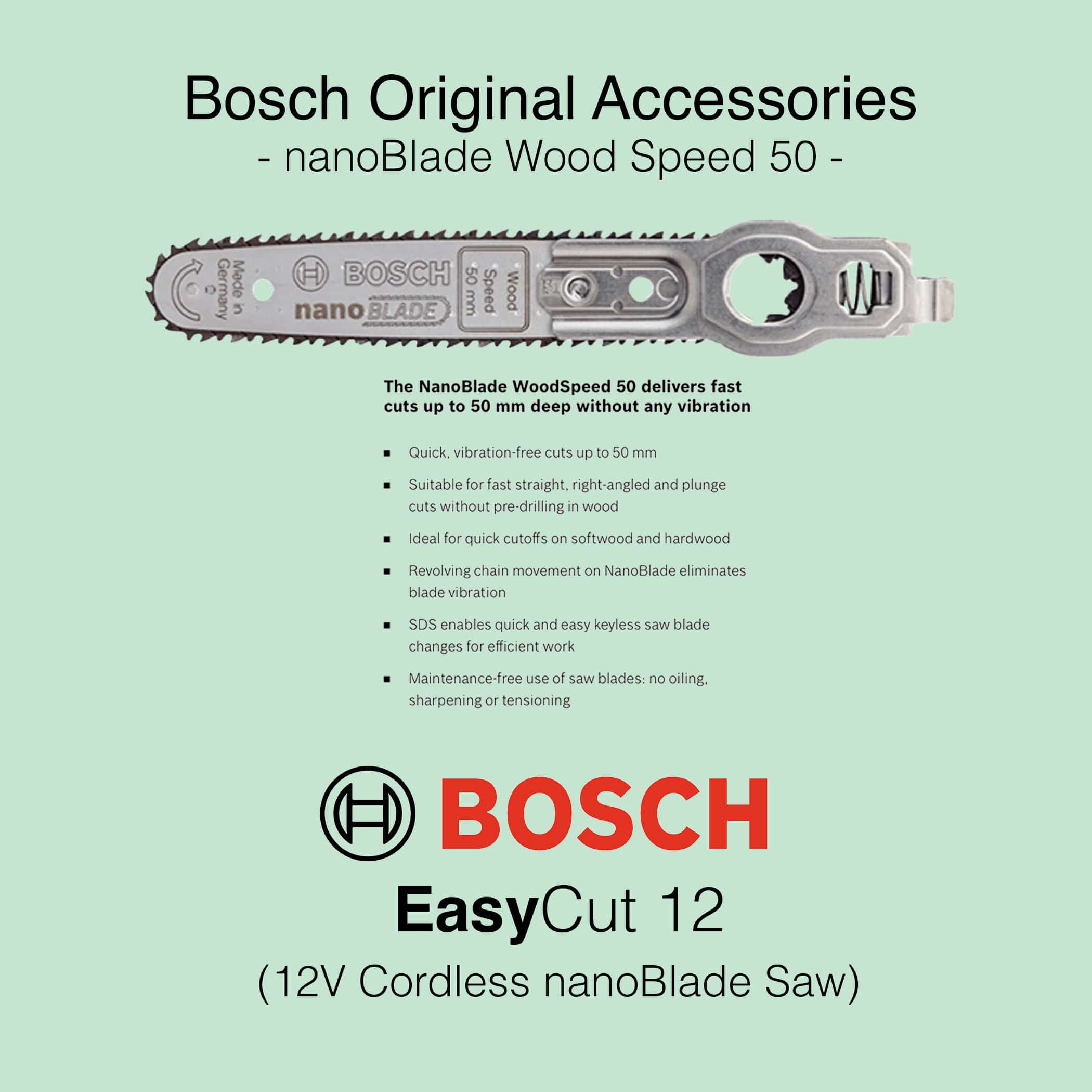 Bosch EasyCut 12 - Cordless NanoBlade Saw - Image 11