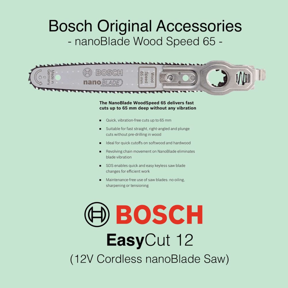 Bosch EasyCut 12 - Cordless NanoBlade Saw