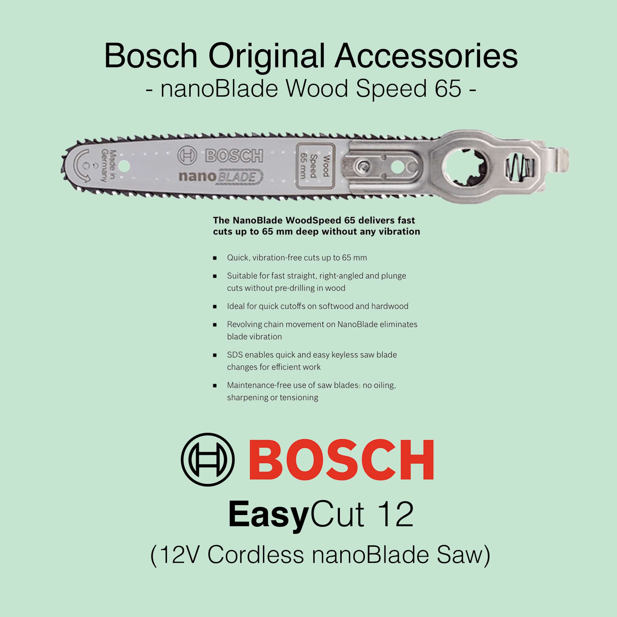 Bosch EasyCut 12 - Cordless NanoBlade Saw - Image 12