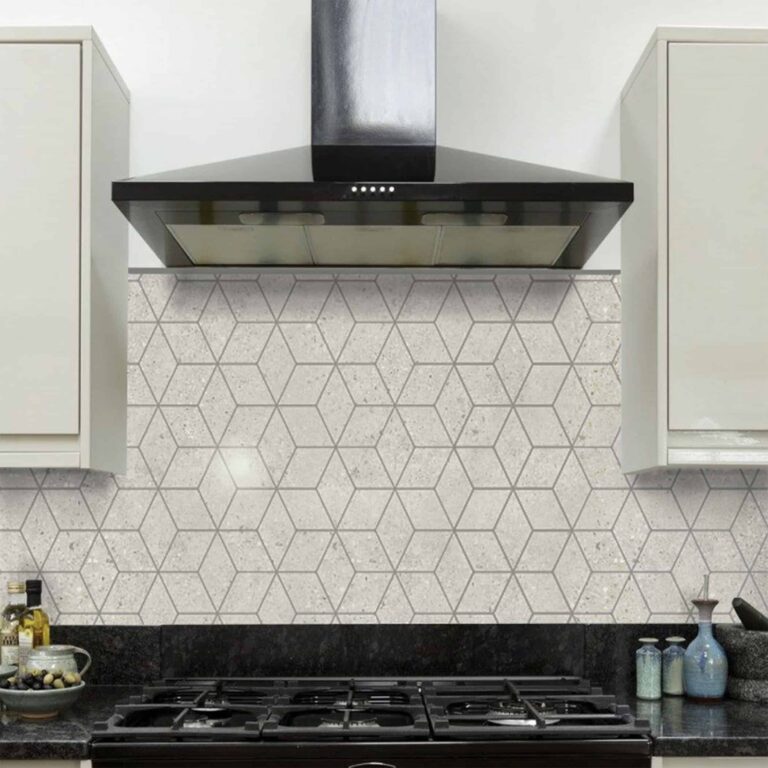 Frammenti White Semi Polished Porcelain Mosaic - Product Image 17