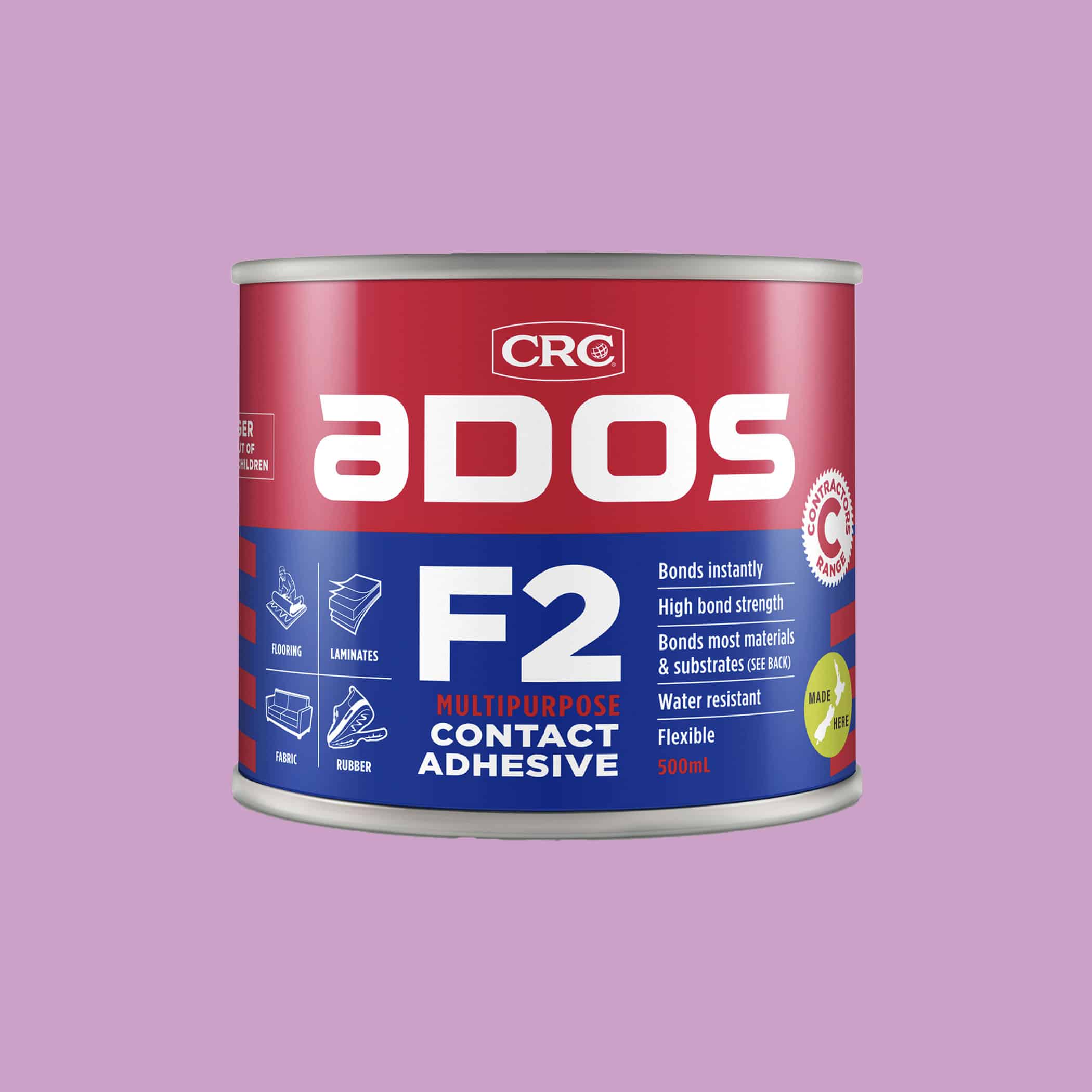 CRC ADOS F2 Contact Adhesive - 500ml, Per Item - Product Image