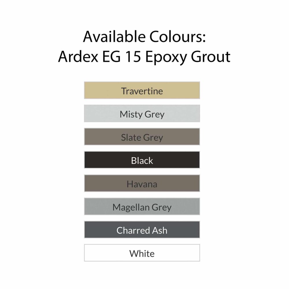 Ardex EG 15 Epoxy Grout Colour Pack