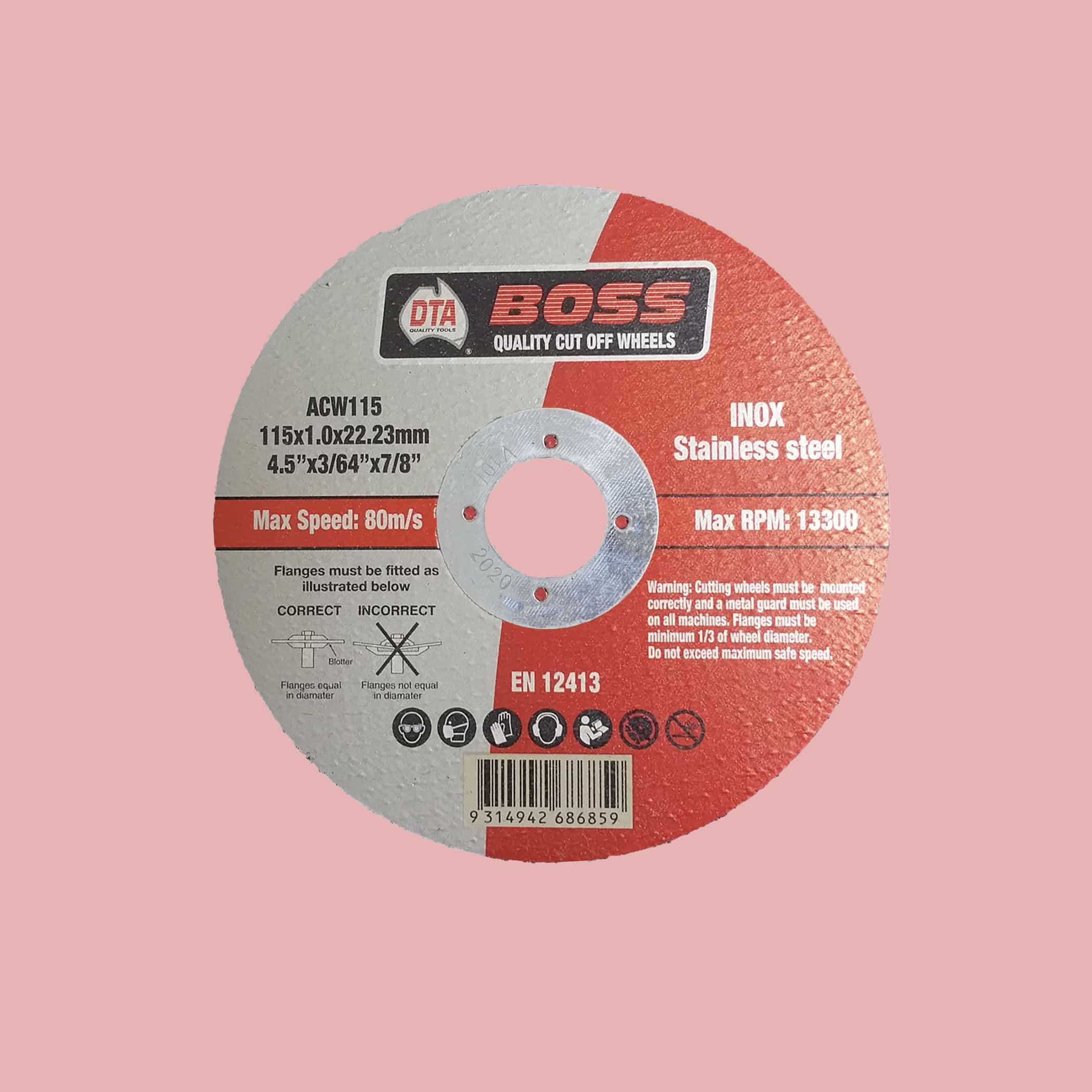 DTA Stainless Steel Cut Off Wheel - Image 6