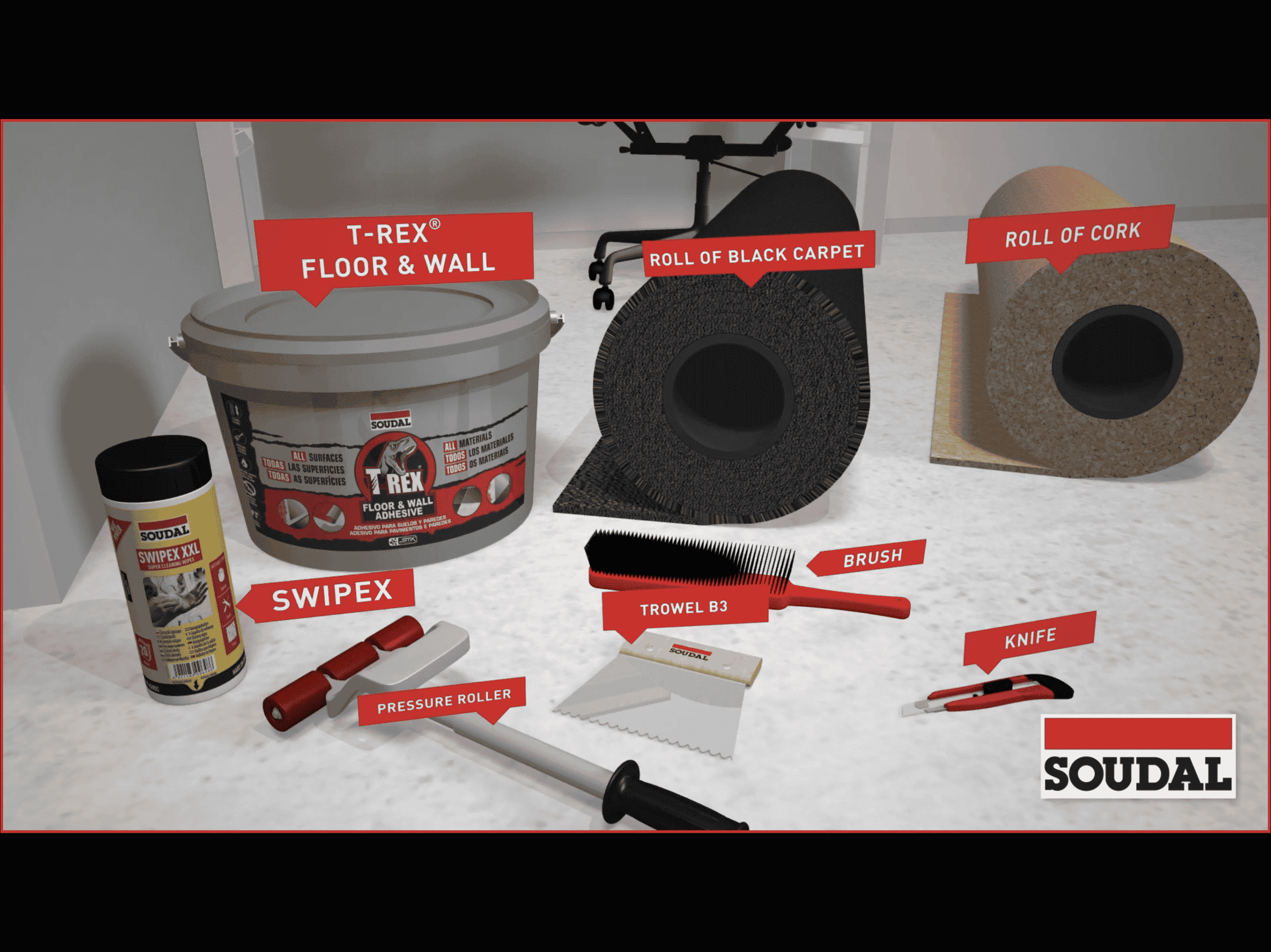 Soudal T Rex Floor and Wall Adhesive - Image 5