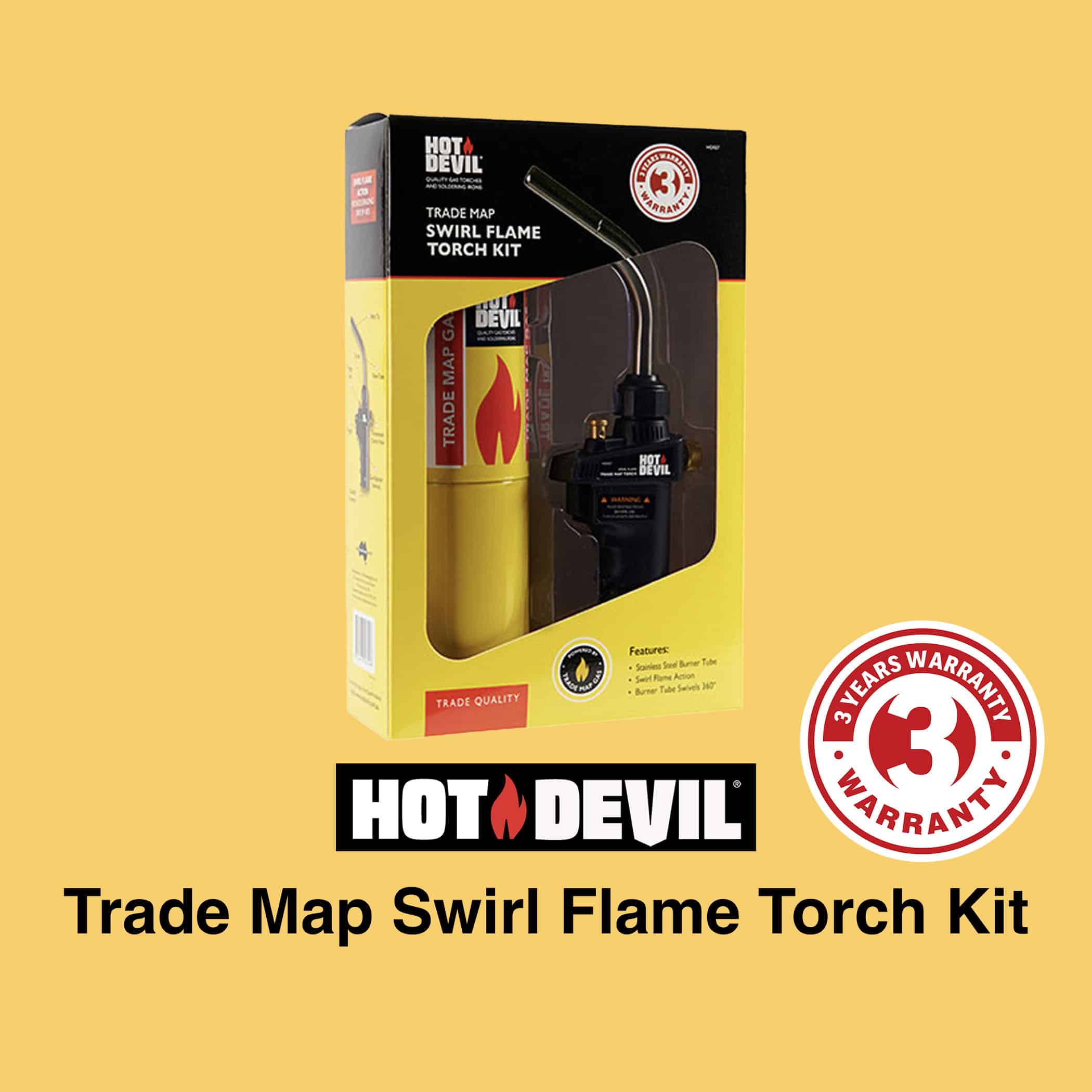 Hot Devil Trade Map Swirl Flame Torch Kit - Image 3