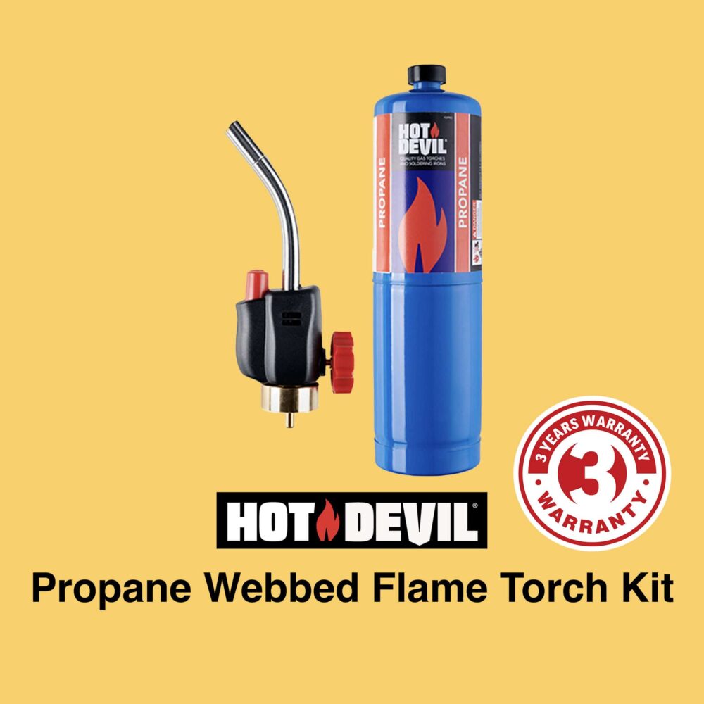 Hot Devil Propane Webbed Flame Torch Kit