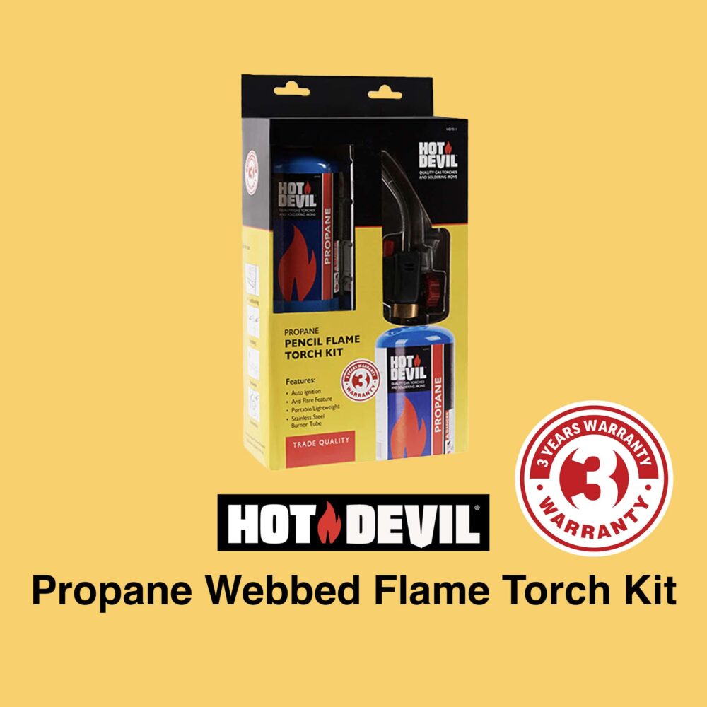 Hot Devil Propane Webbed Flame Torch Kit