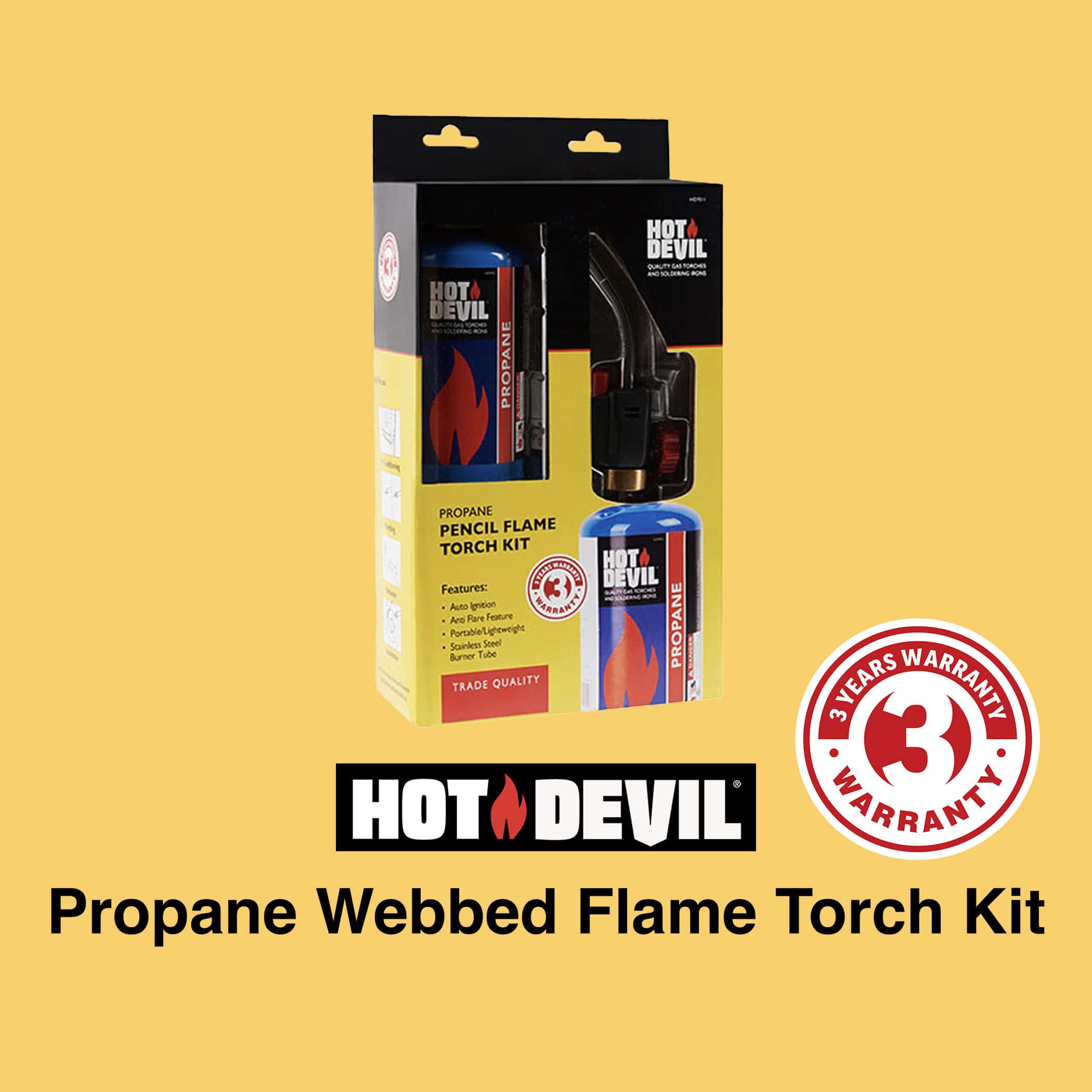 Hot Devil Propane Webbed Flame Torch Kit - Image 3