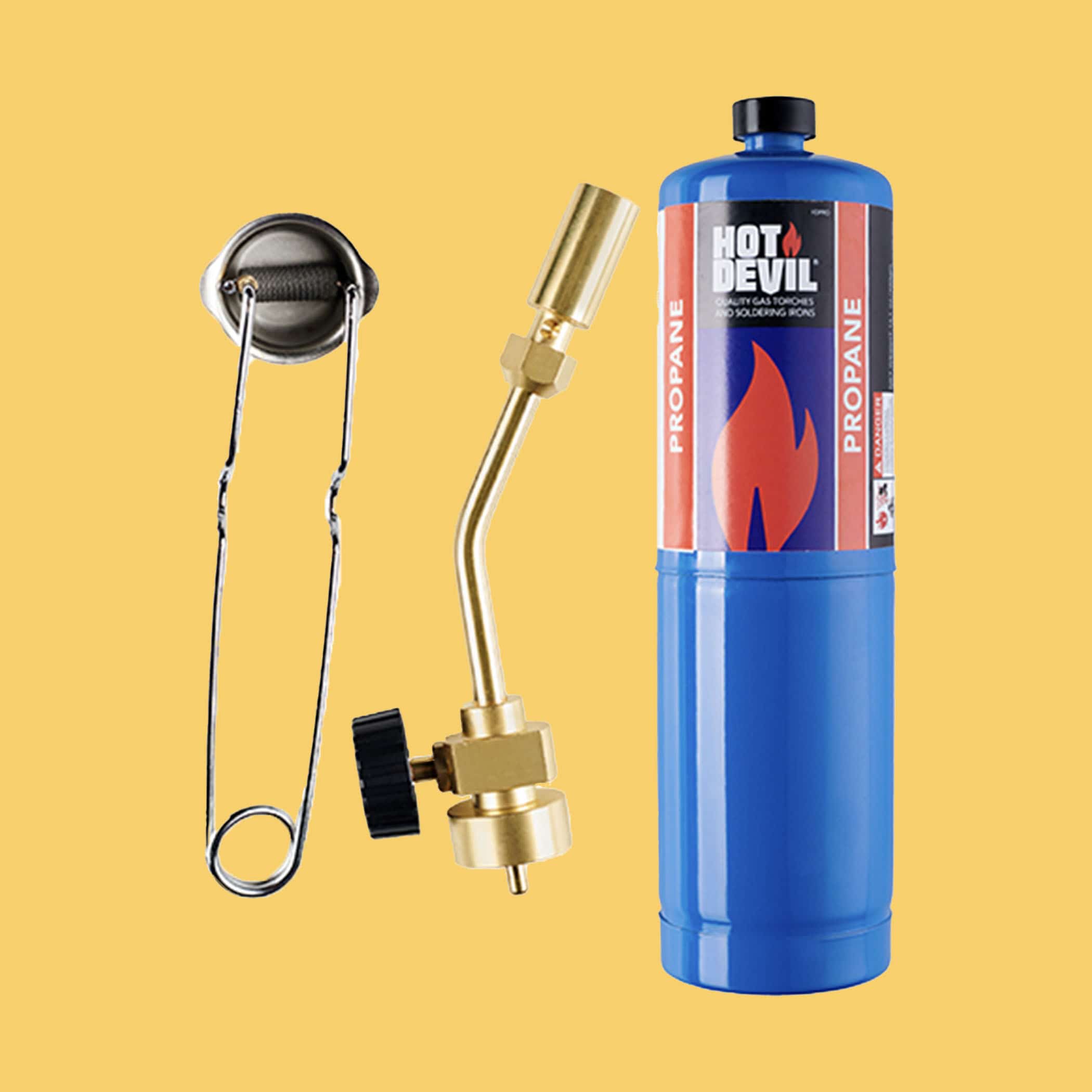 Hot Devil Propane Torch Kit with Hand Sparker - Image 1