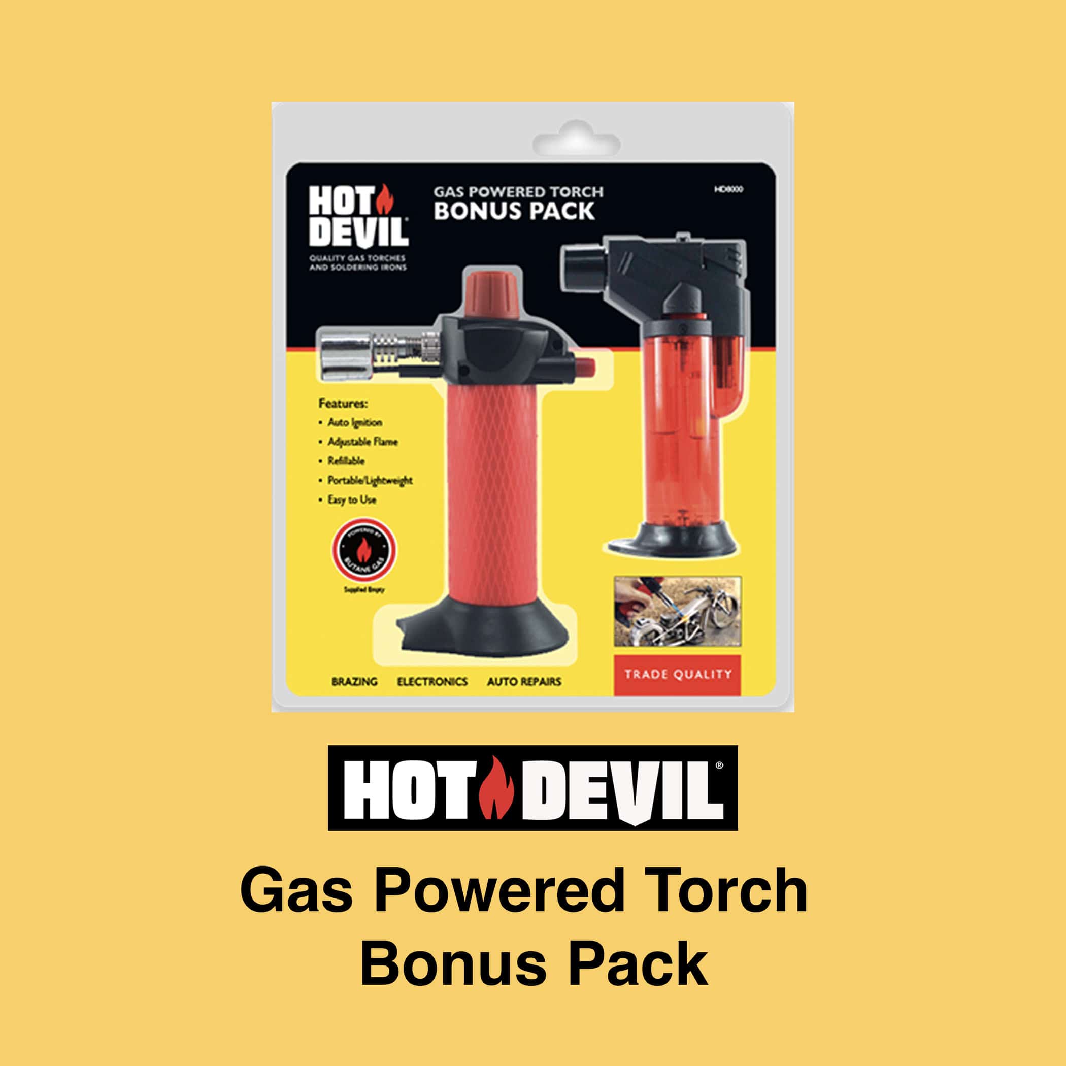 Hot Devil Gas Powered Torch Bonus Kit - Image 3