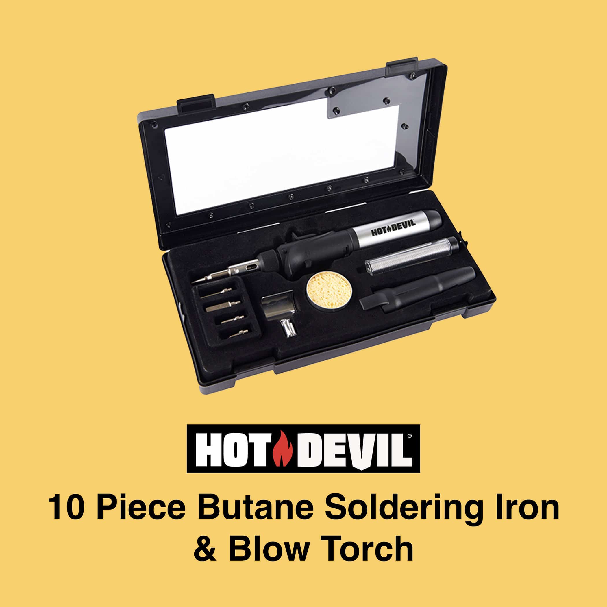 Hot Devil 10 Piece Soldering Iron and Torch Kit - Image 2