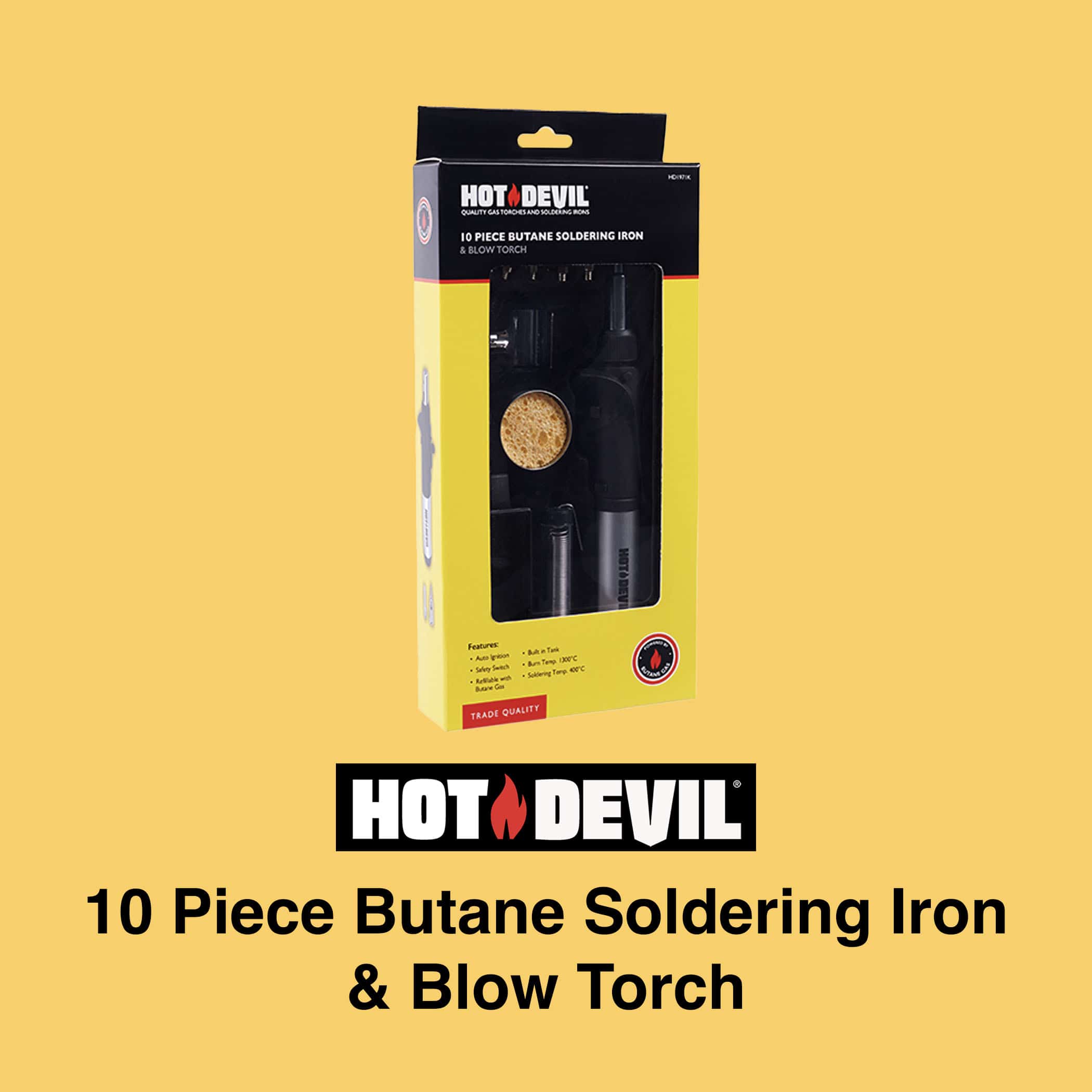 Hot Devil 10 Piece Soldering Iron and Torch Kit - Image 3