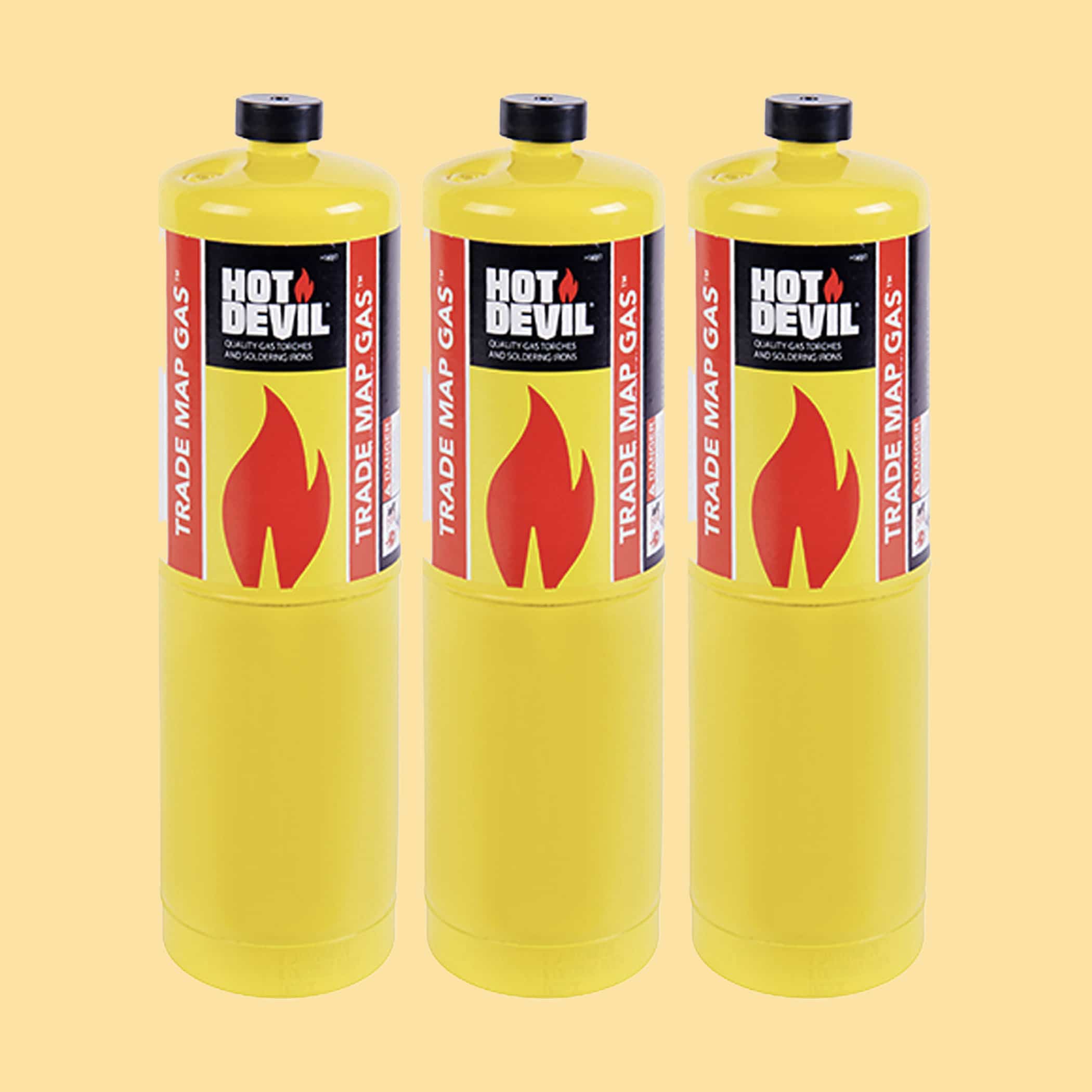 Hot Devil Trade MAP Gas Refill 3 Pack - Image 1